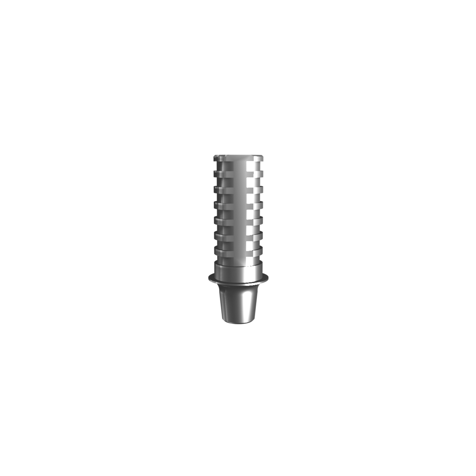 Temporary abutment (H 1.2 mm) for bridge. Complete with 2 screws + screw-extractor.