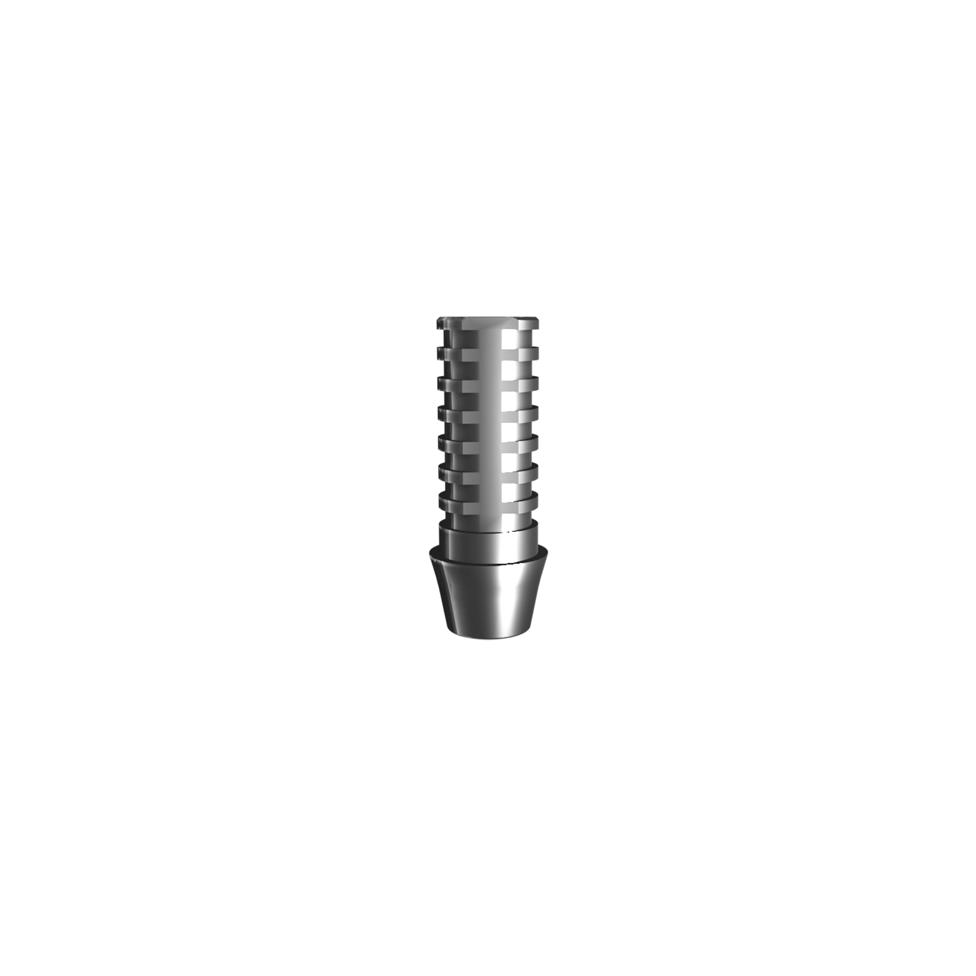Temporary abutment (H 1.5 mm) for bridge.