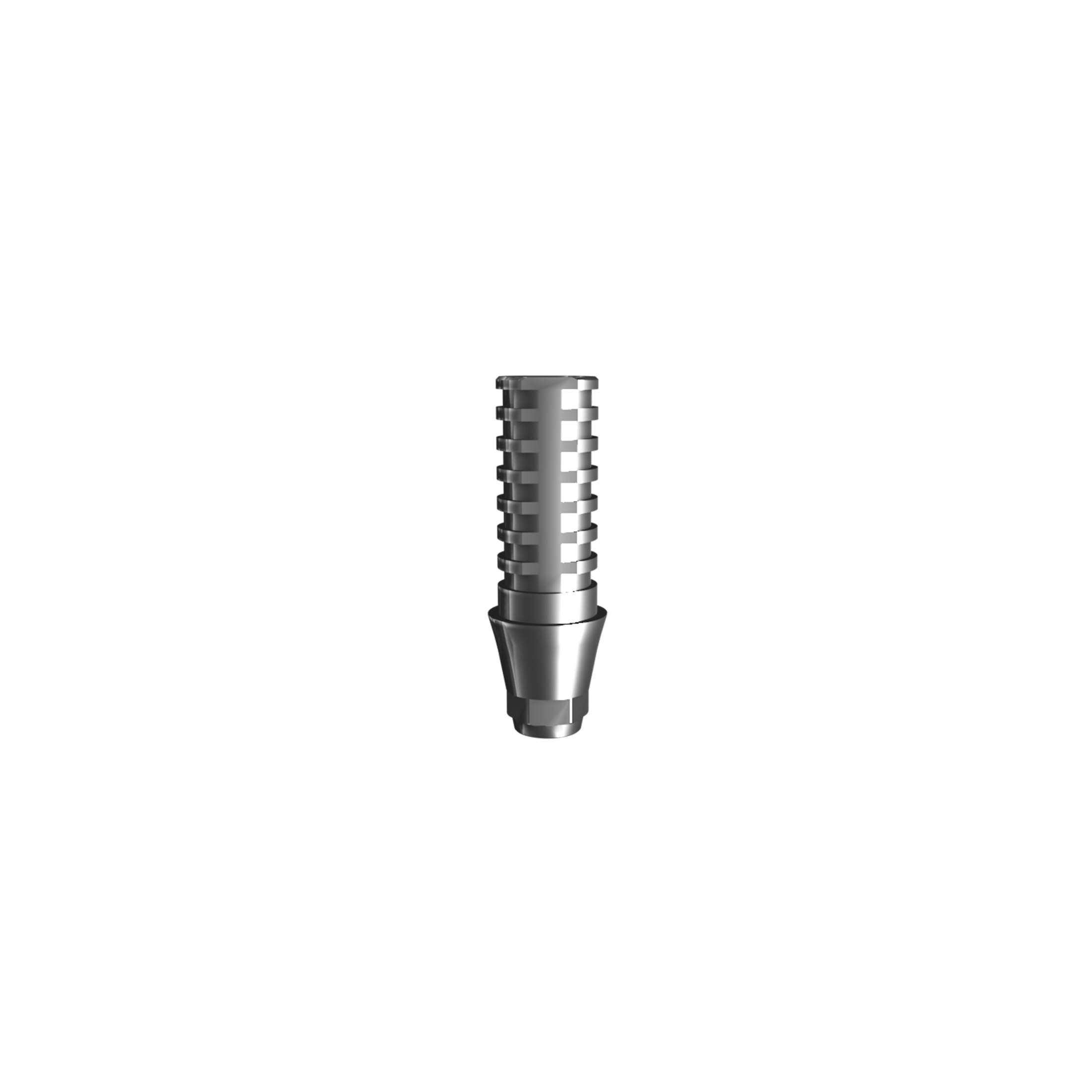 Temporary abutment (H 1.5 mm) for single.