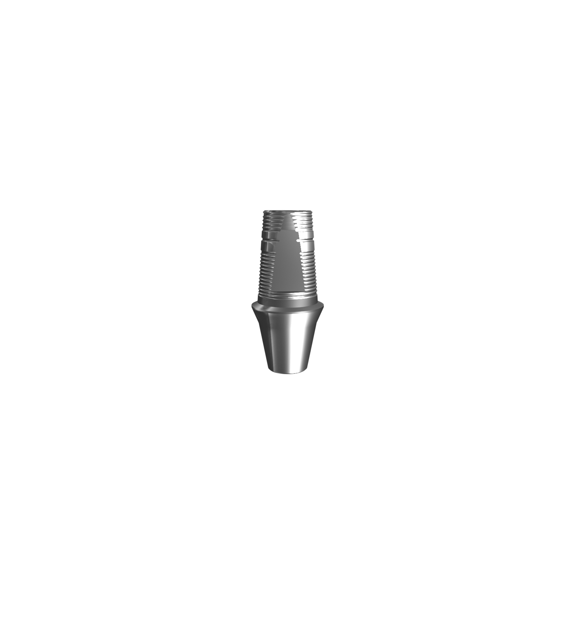 Titanium base, GeoMedi compatible (H 1.3 mm) for bridge.