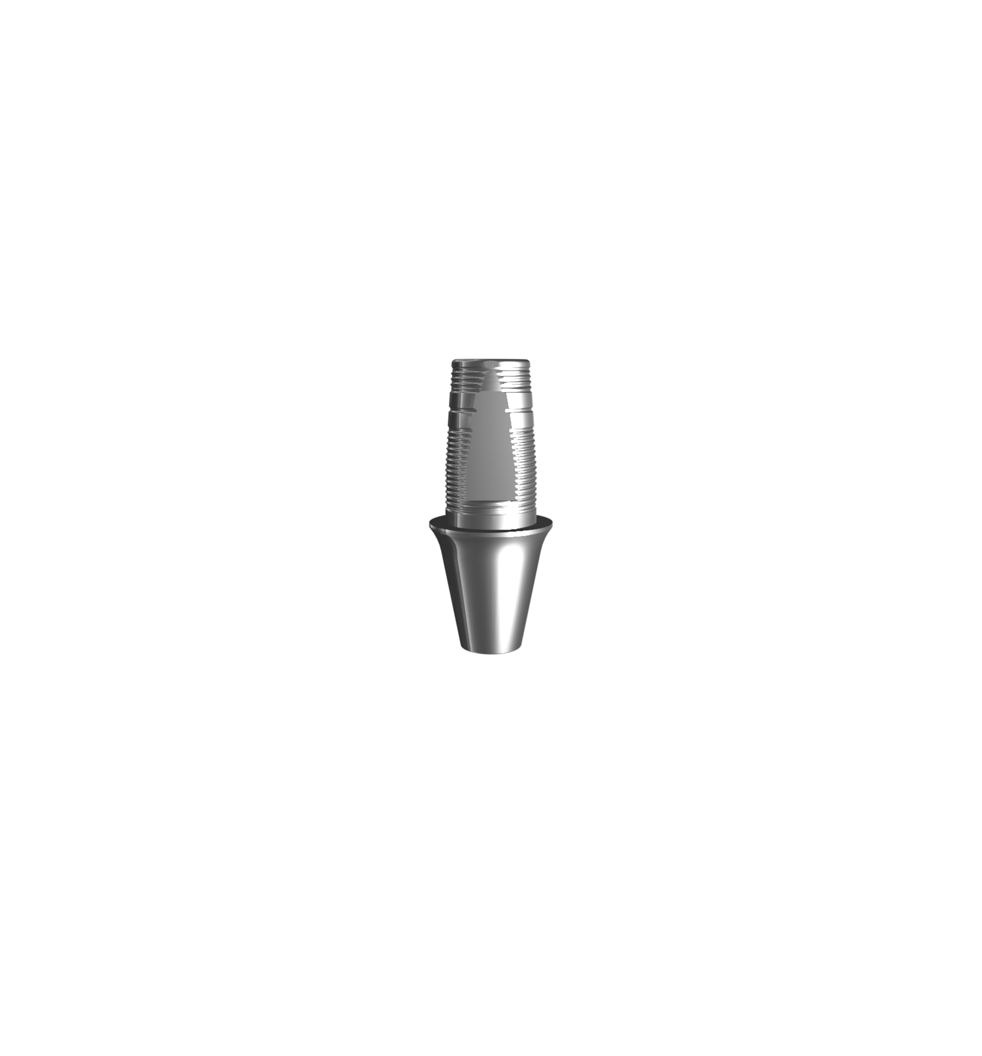 Titanium base, GeoMedi compatible (H 2.0 mm) for bridge.