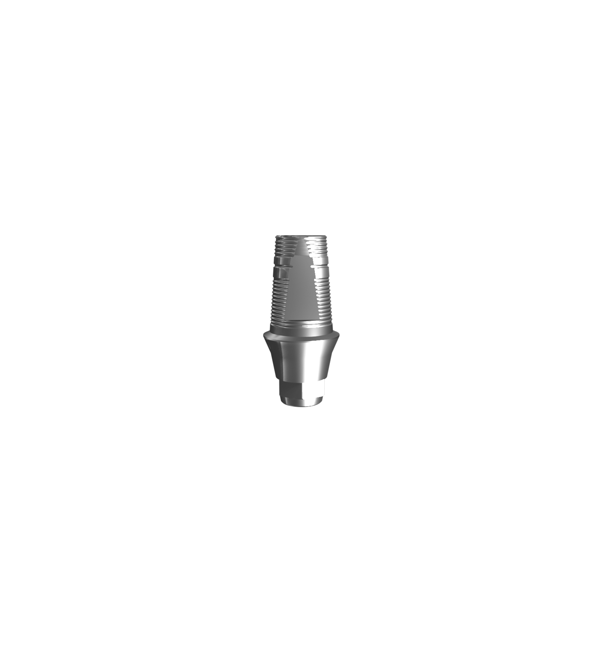 Titanium base, GeoMedi compatible (H 1.3 mm) for single.