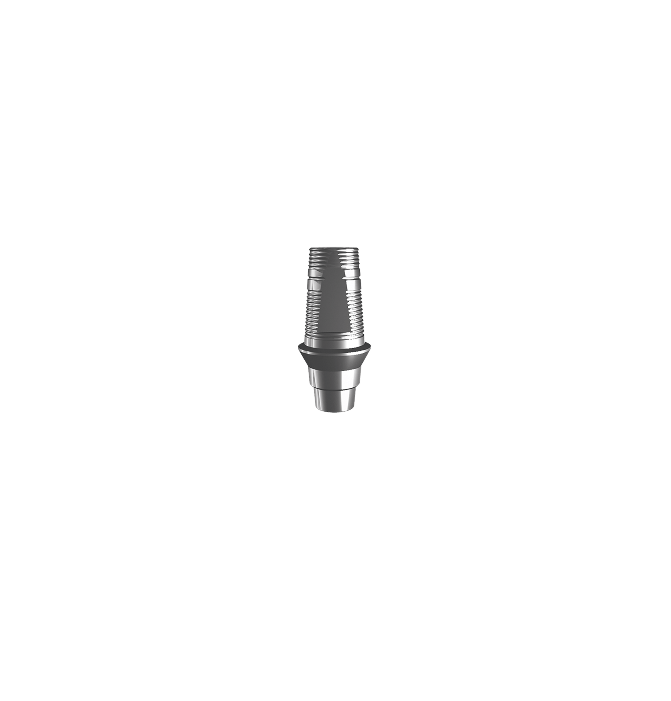 Titanium base, GeoMedi compatible (H 1.3 mm) for bridge.