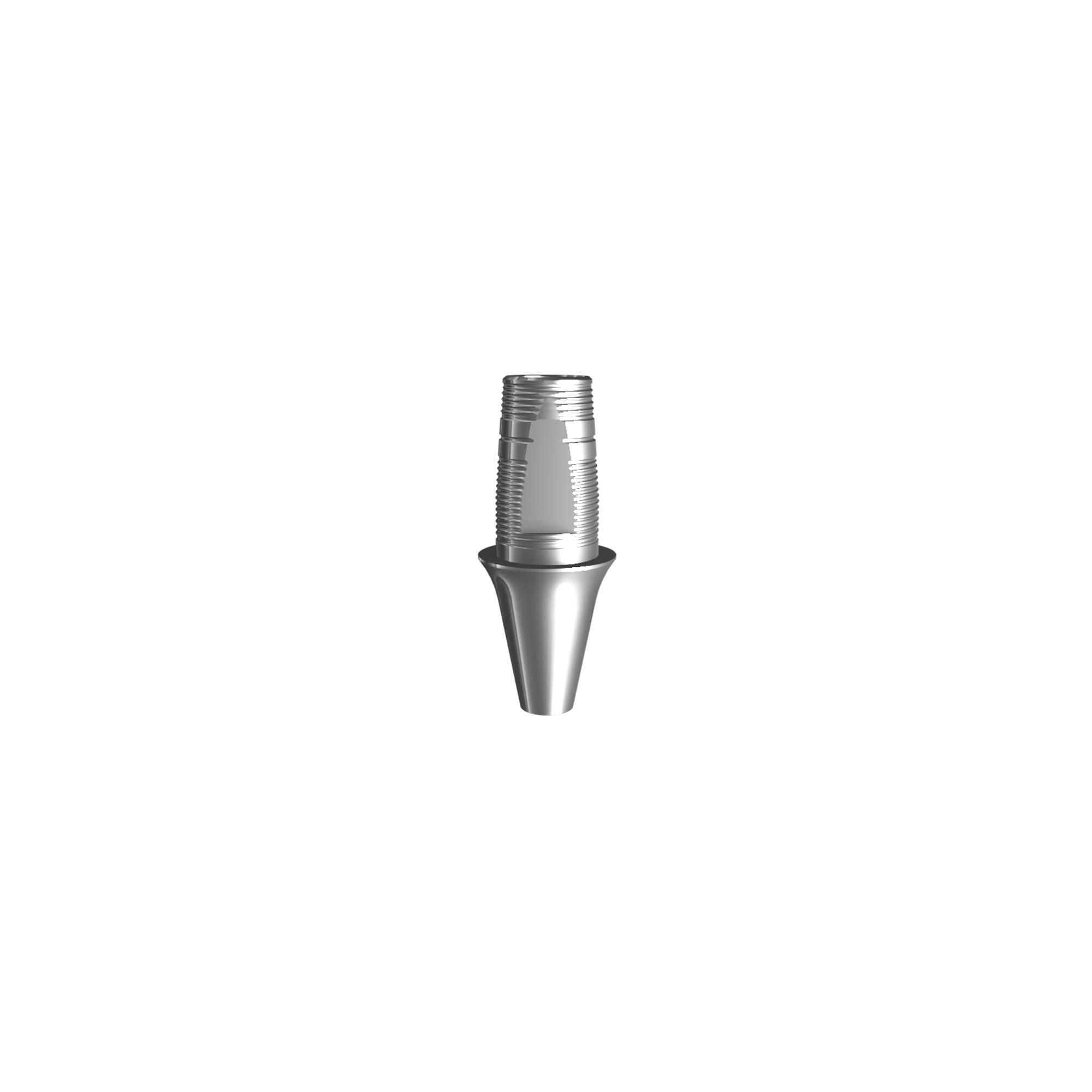 Titanium base, GeoMedi compatible, ⌀ 3,5/4,0 (H 3,0 mm) for bridge.