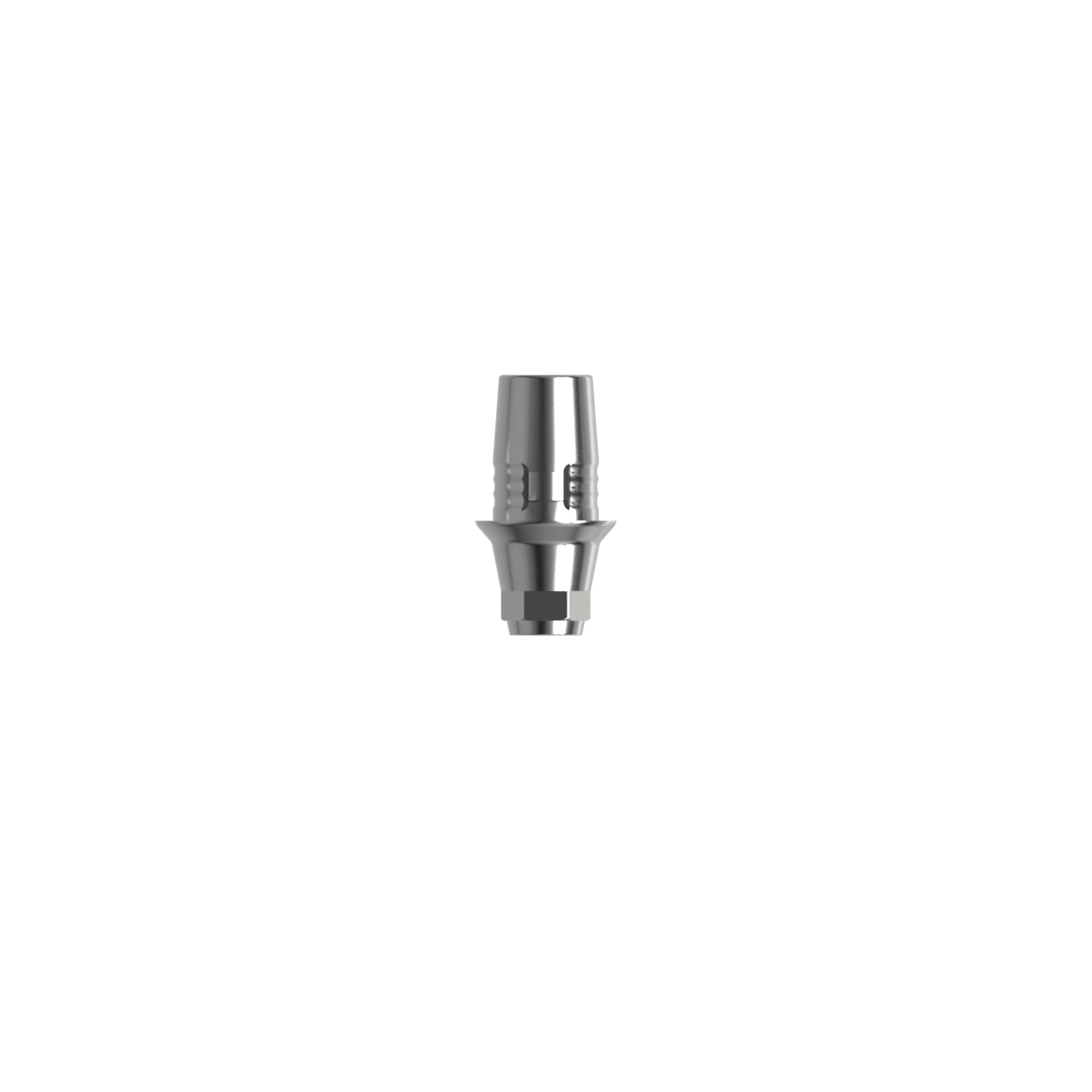 Titanium base, Cerec compatible (H 1.0 mm) for single.