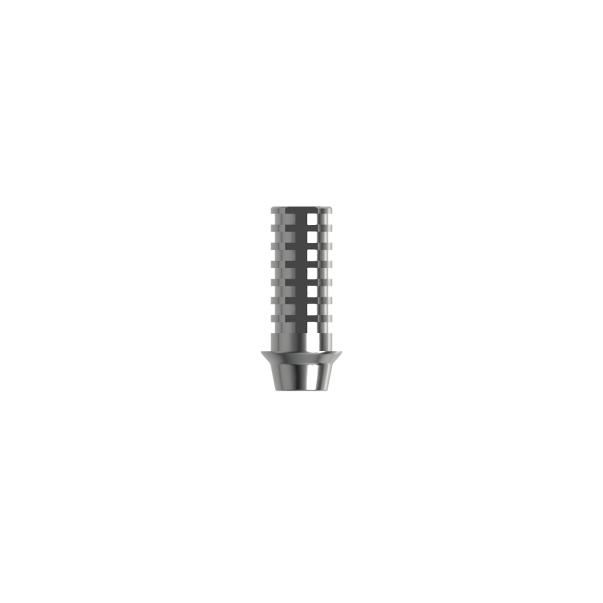 Temporary abutment (H 1.0 mm) for bridge.