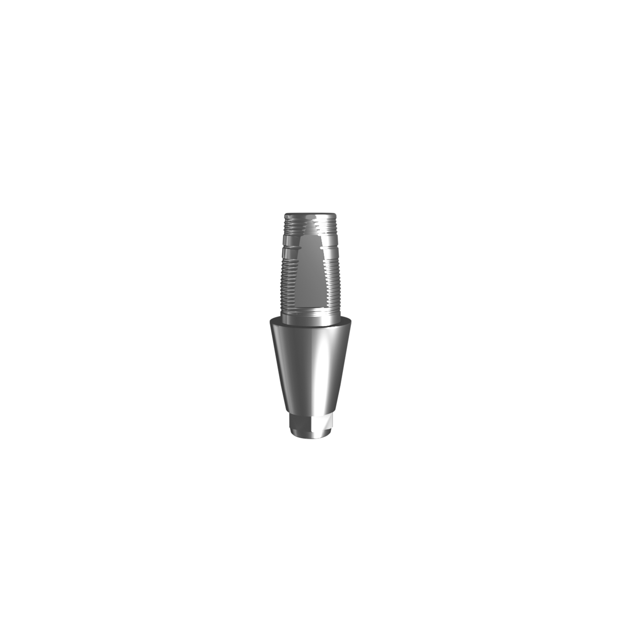 Titanium base, GeoMedi compatible (H 4.0 mm) for single