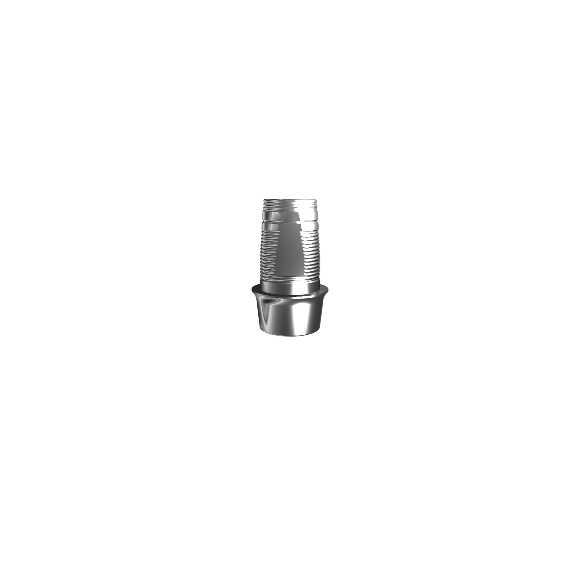 Titanium base, GeoMedi compatible, WP (H 1.3 mm) for bridge.