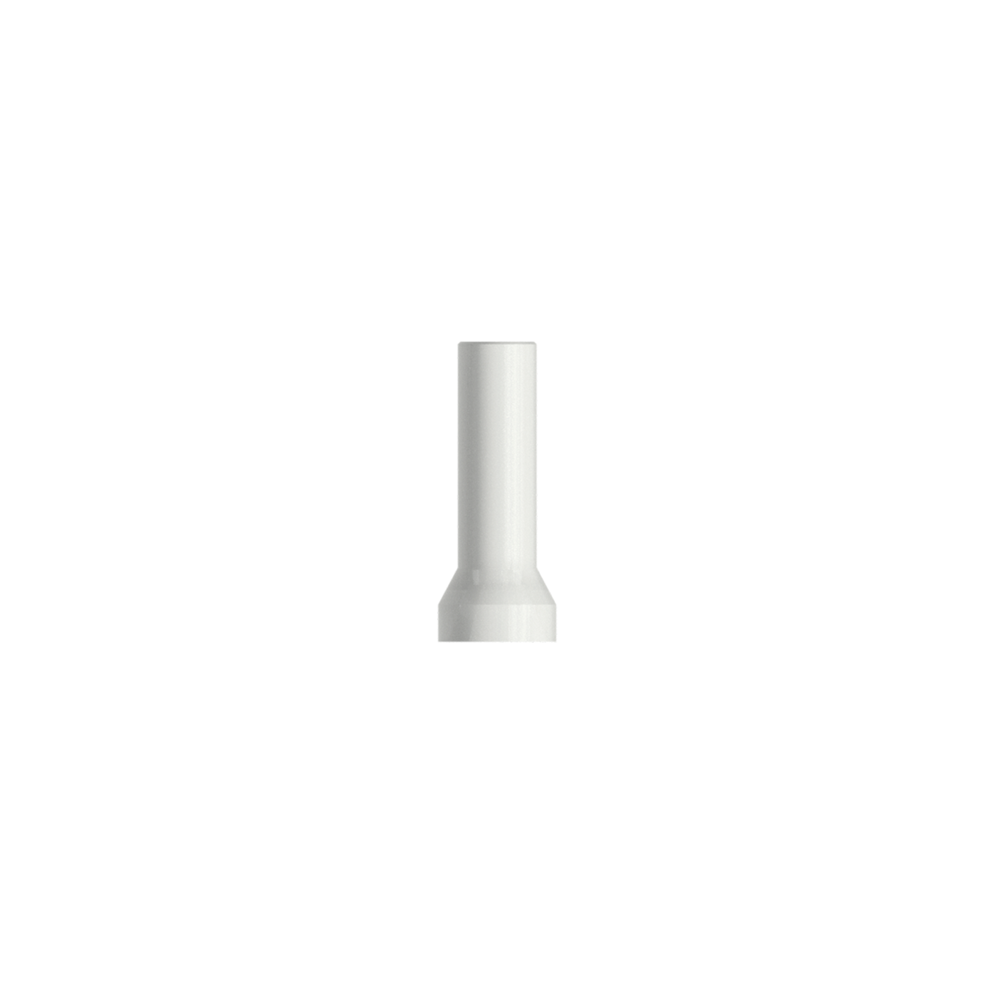 Castable abutment cone 43°. Complete with screw.