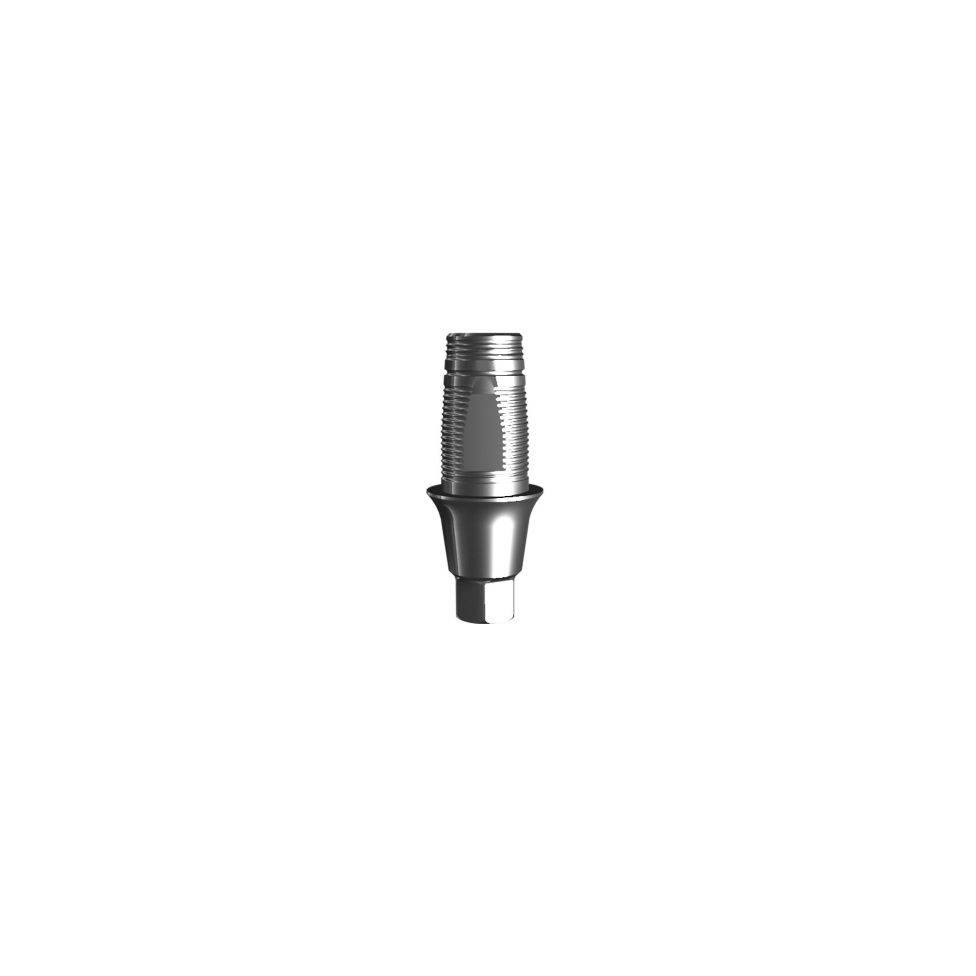 Titanium base, GeoMedi compatible (H 1.3 mm) for single.