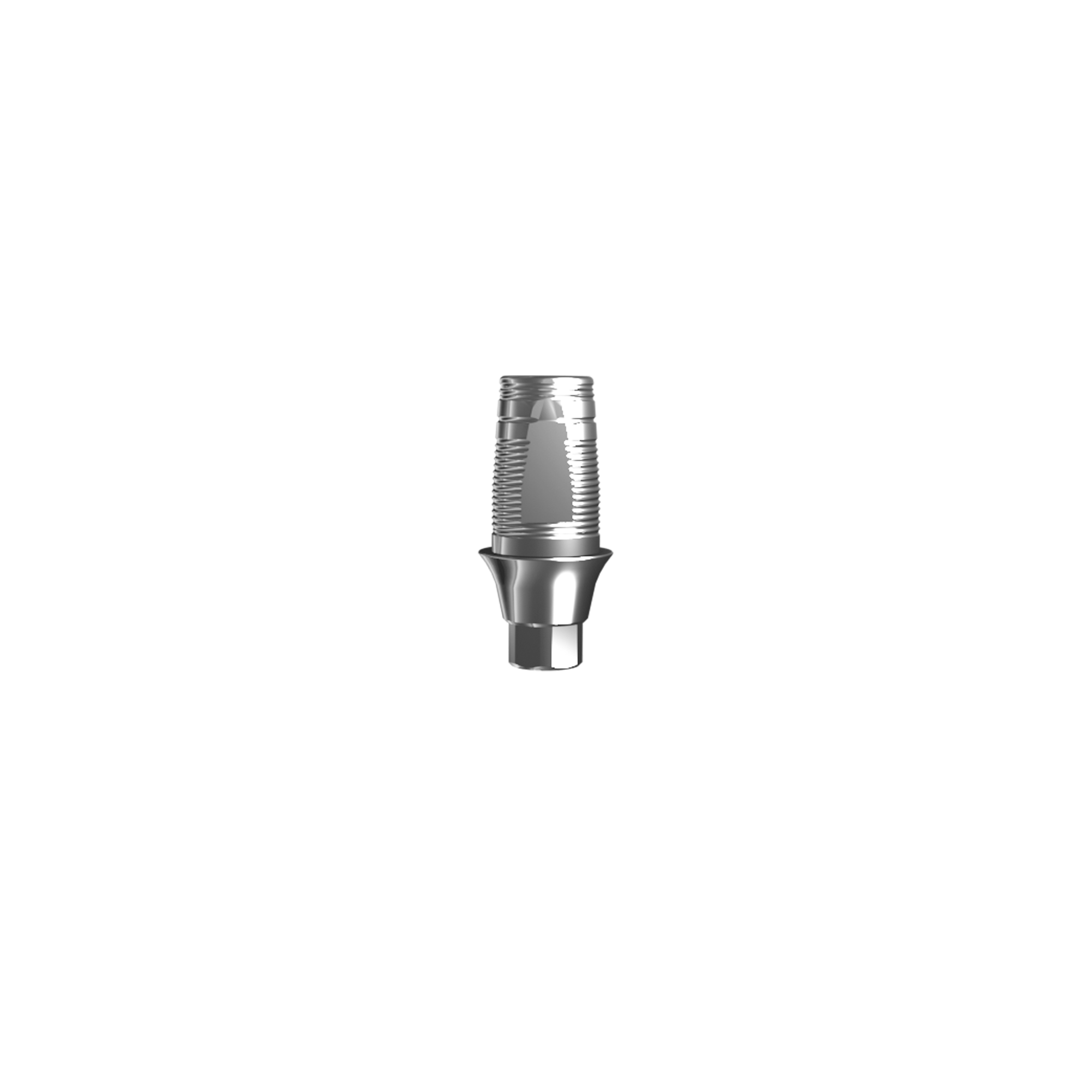 Titanium base, GeoMedi compatible NP (H 1,3 mm) for single.