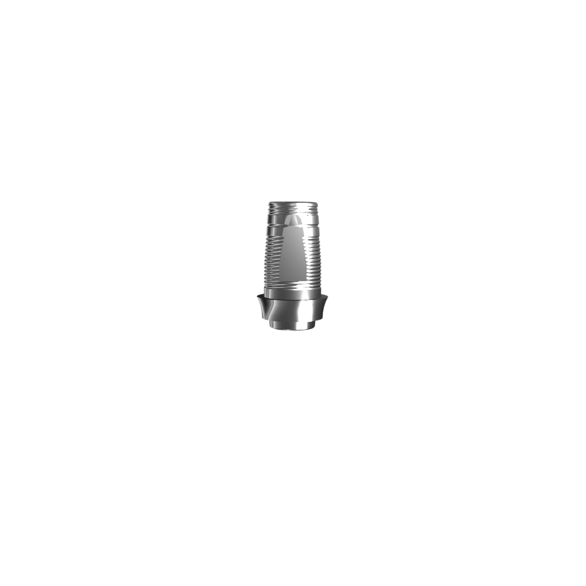 Titanium base, GeoMedi compatible NP (H 1,3 mm) for bridge.