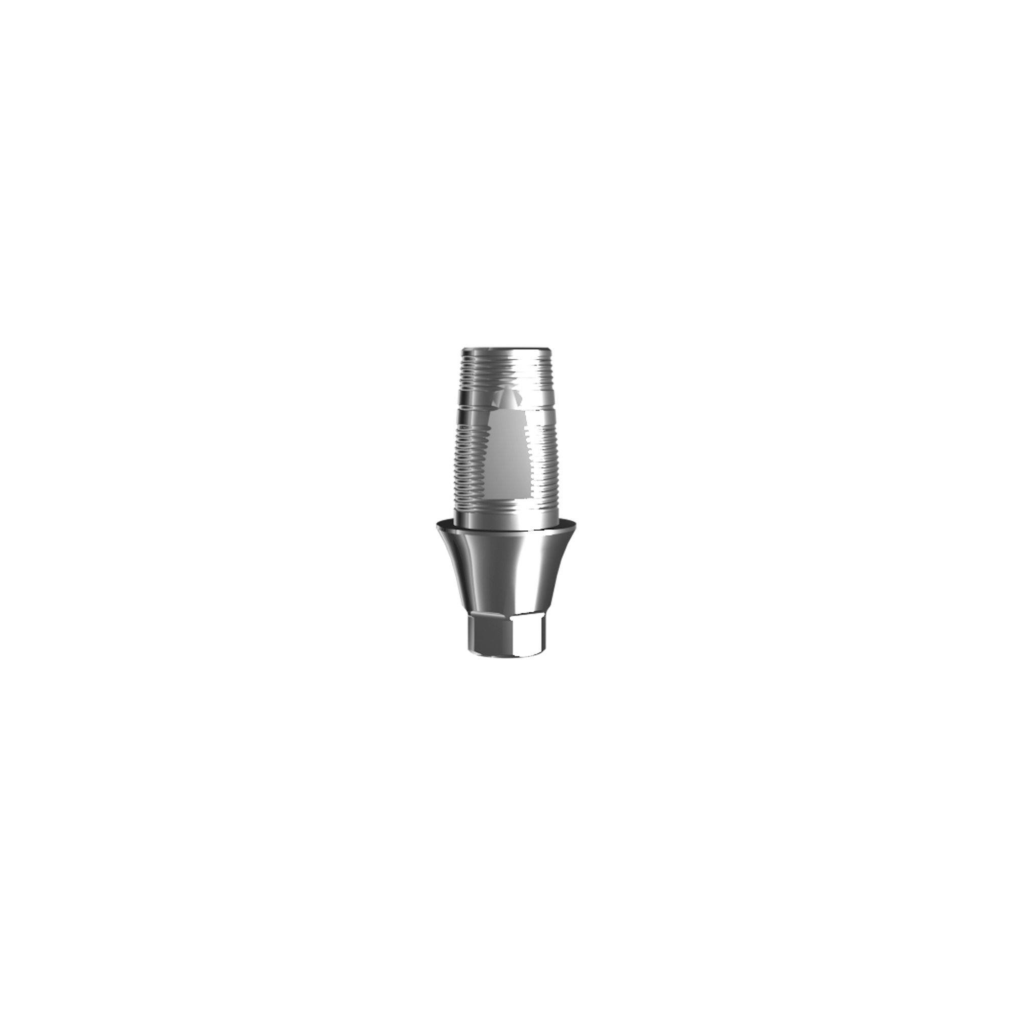 Titanium base, GeoMedi compatible RP (H 2,0 mm) for single.