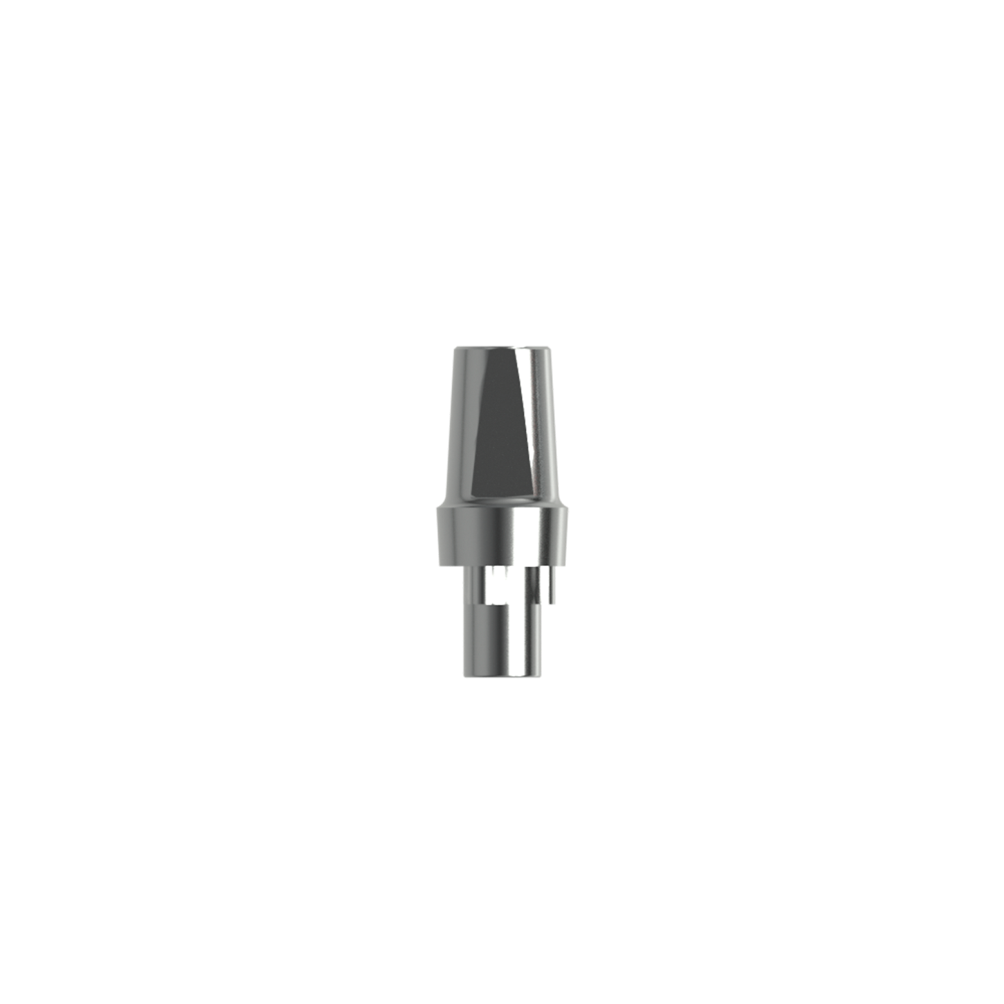 Titanium straight abutment, RP (H 1.0 mm).