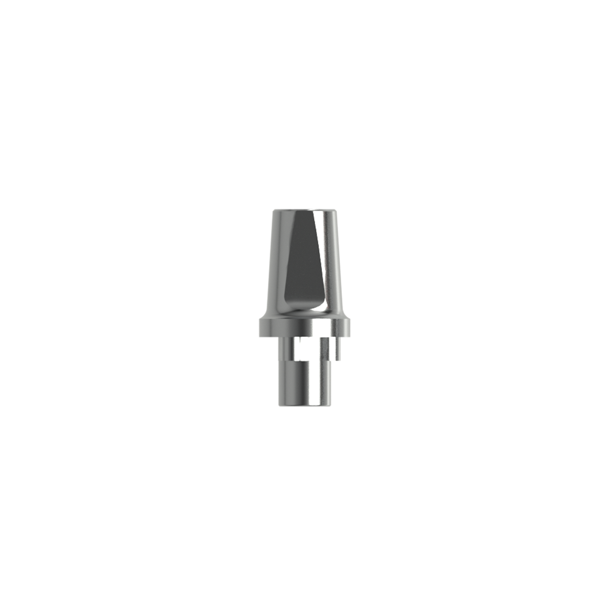 Titanium straight abutment, WP (H 1.0 mm).
