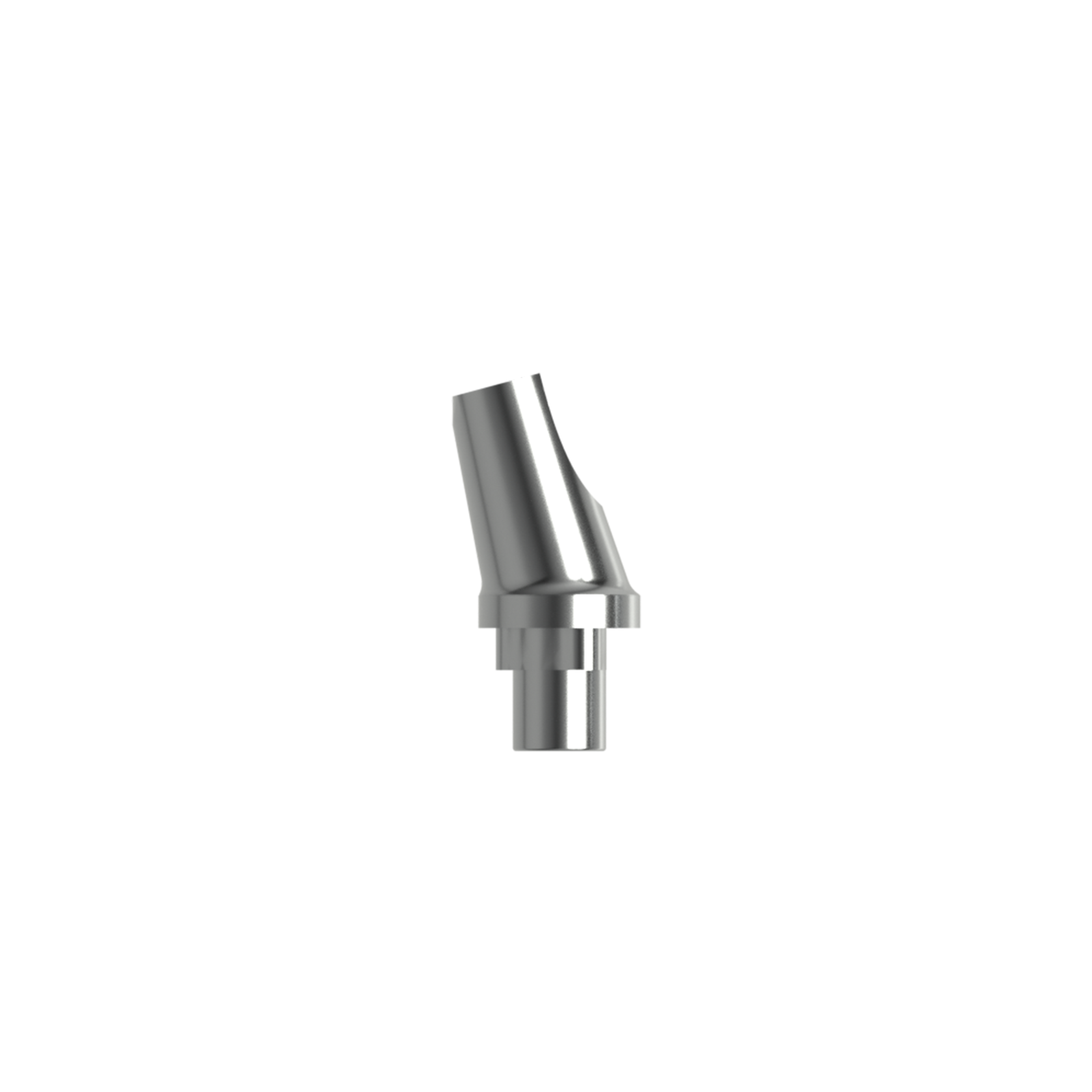 Titanium angled abutment, WP/ 15° (H 1.0 mm).