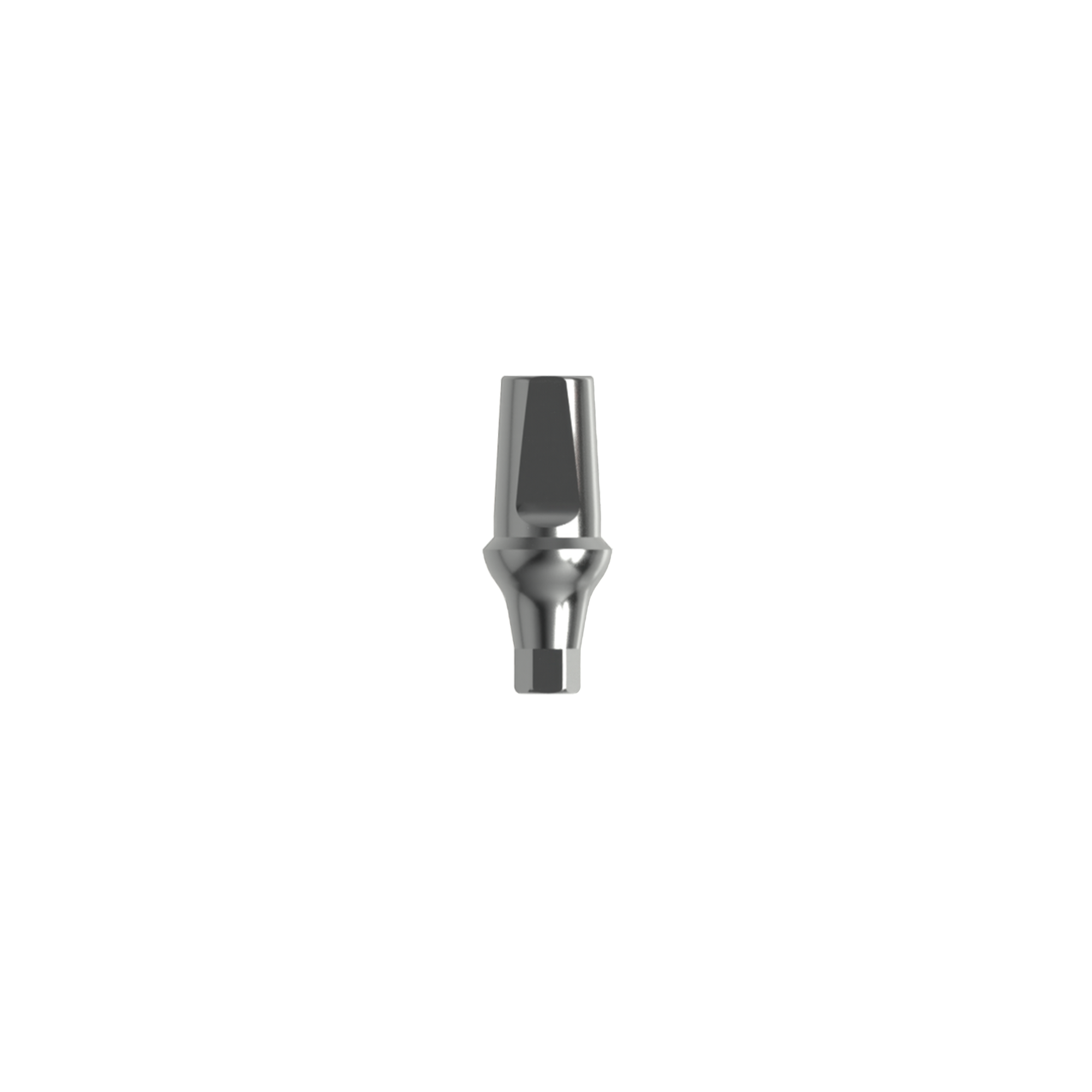Titanium straight abutment Mini (H 2.0 mm).