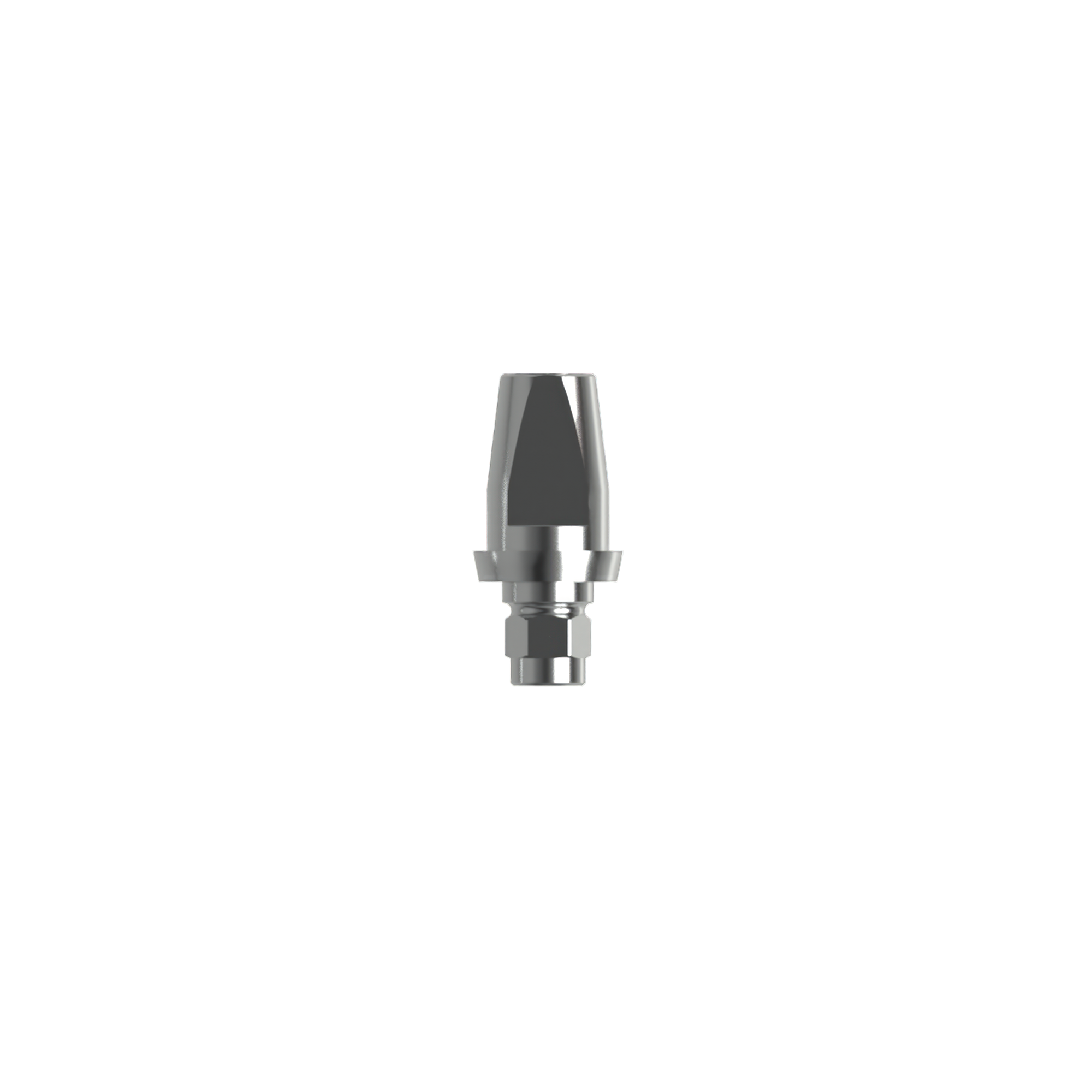 Titanium straight abutment ⌀ 4,5 (H 1.0 mm).