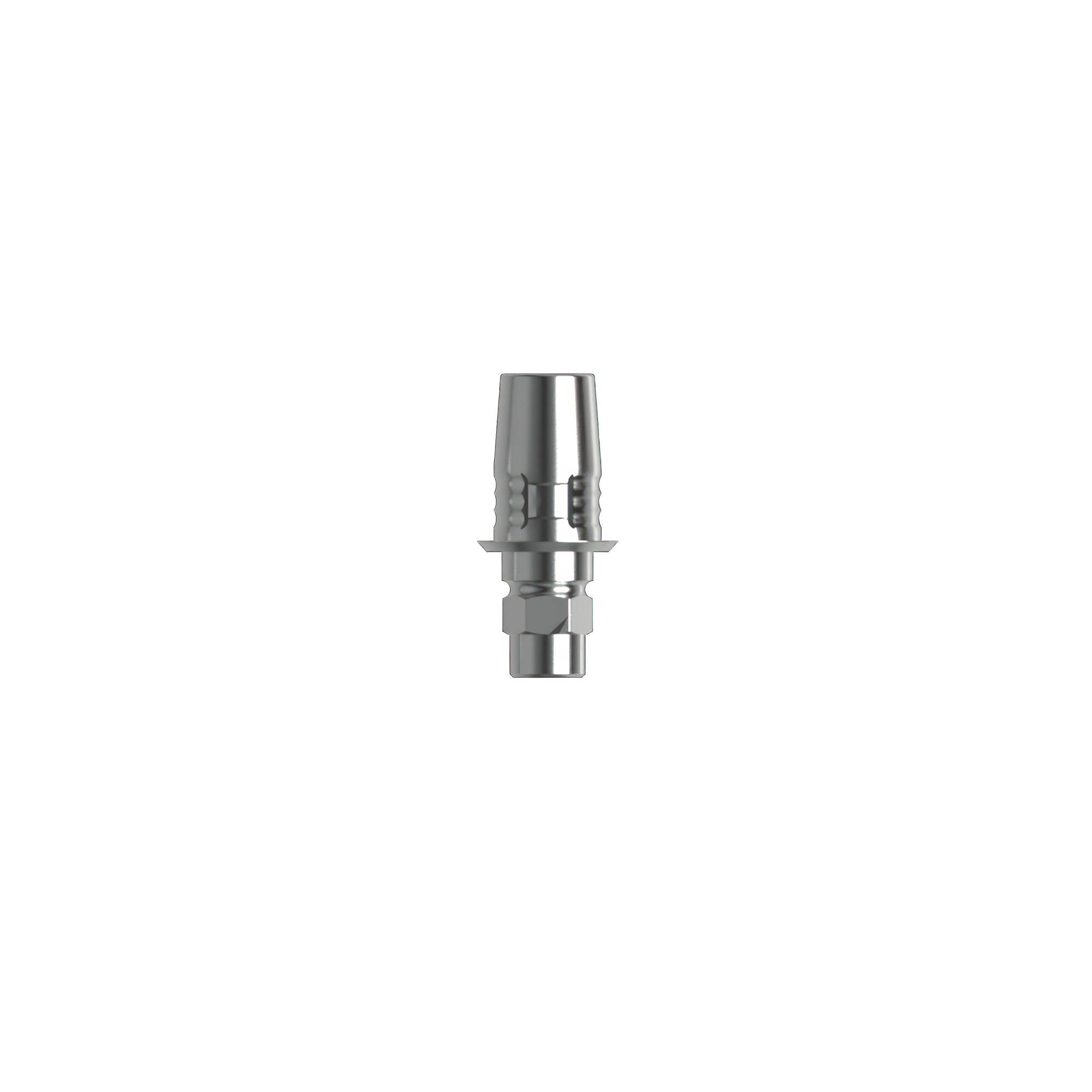 Titanium base, Cerec compatible ⌀ 3,4 (H 0.3 mm) for single.