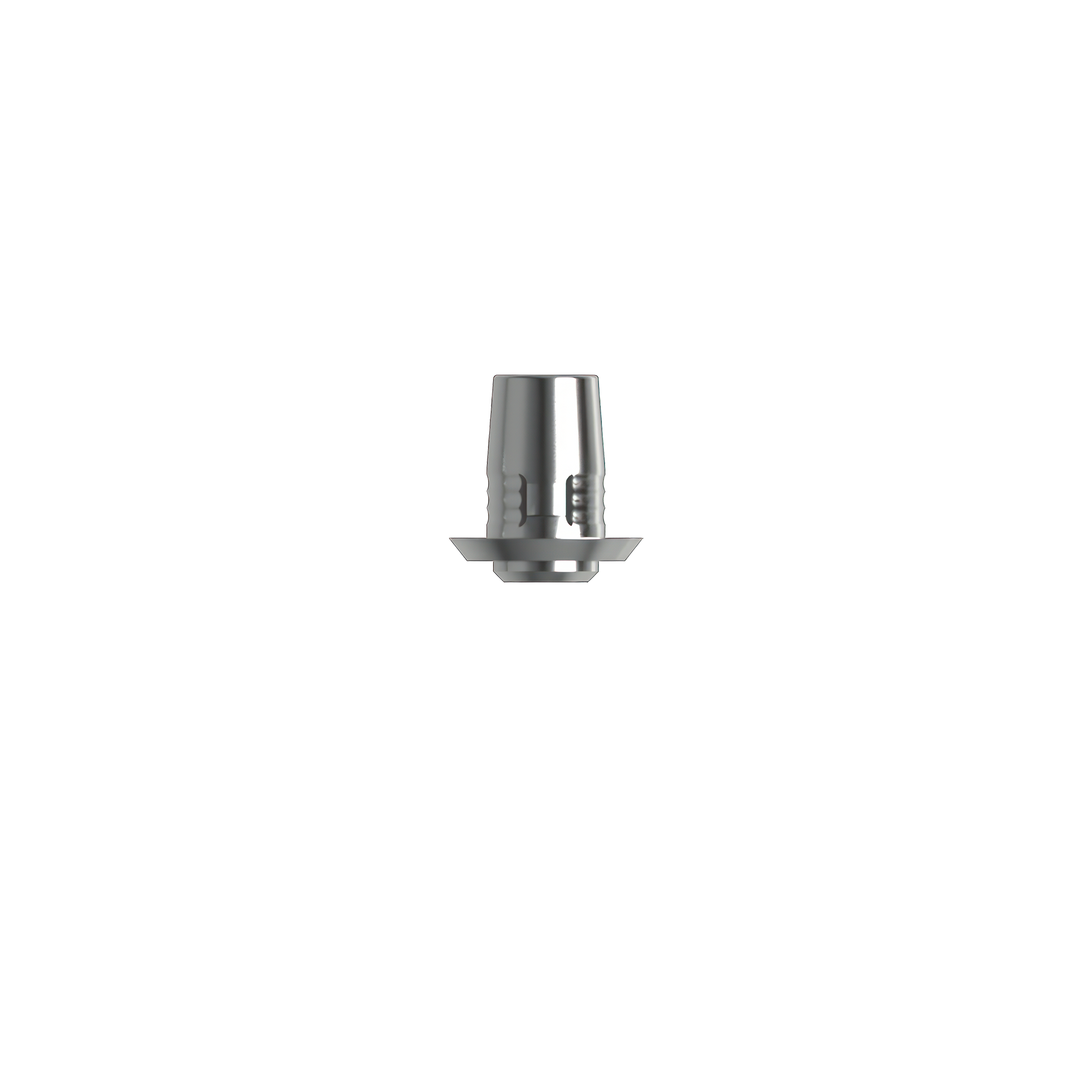 Titanium base, Cerec compatible ⌀ 4,5 (H 0.65 mm) for bridge.