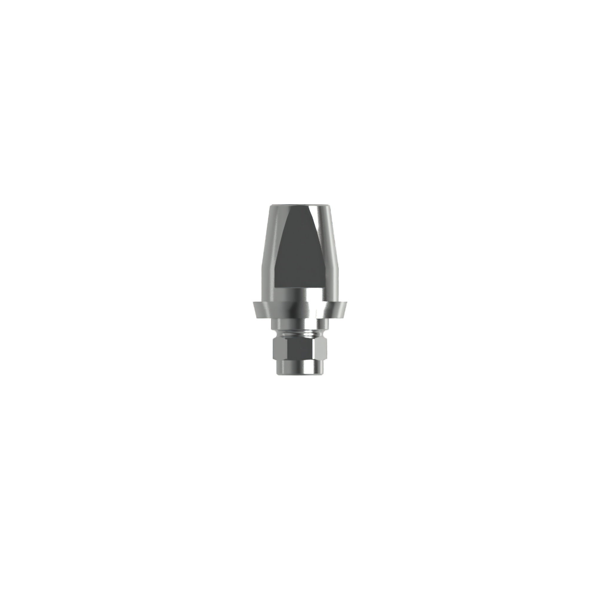 Titanium straight abutment ⌀ 5,5 (H 1.0 mm).