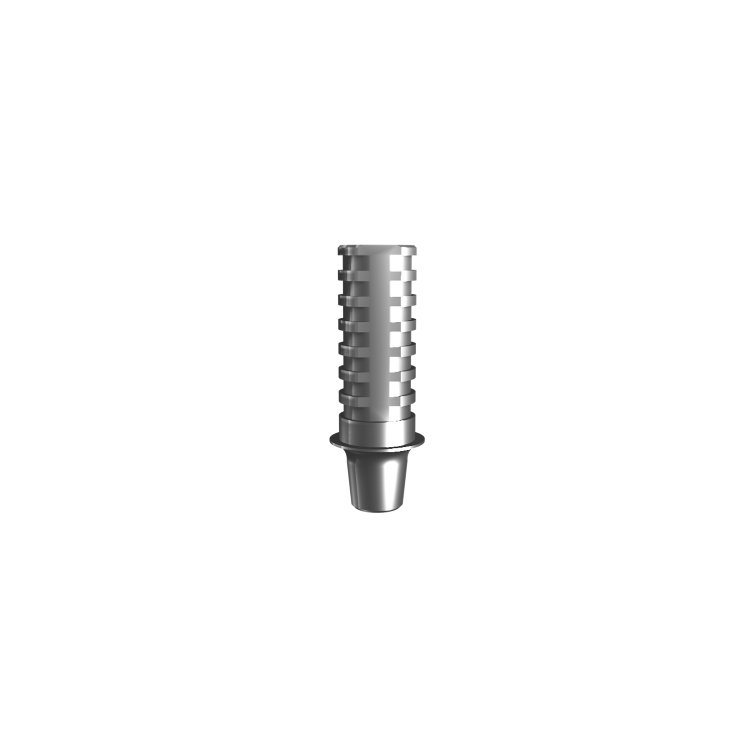 Temporary abutment (H 1.2 mm) for bridge. Complete with 2 screws + screw-extractor.