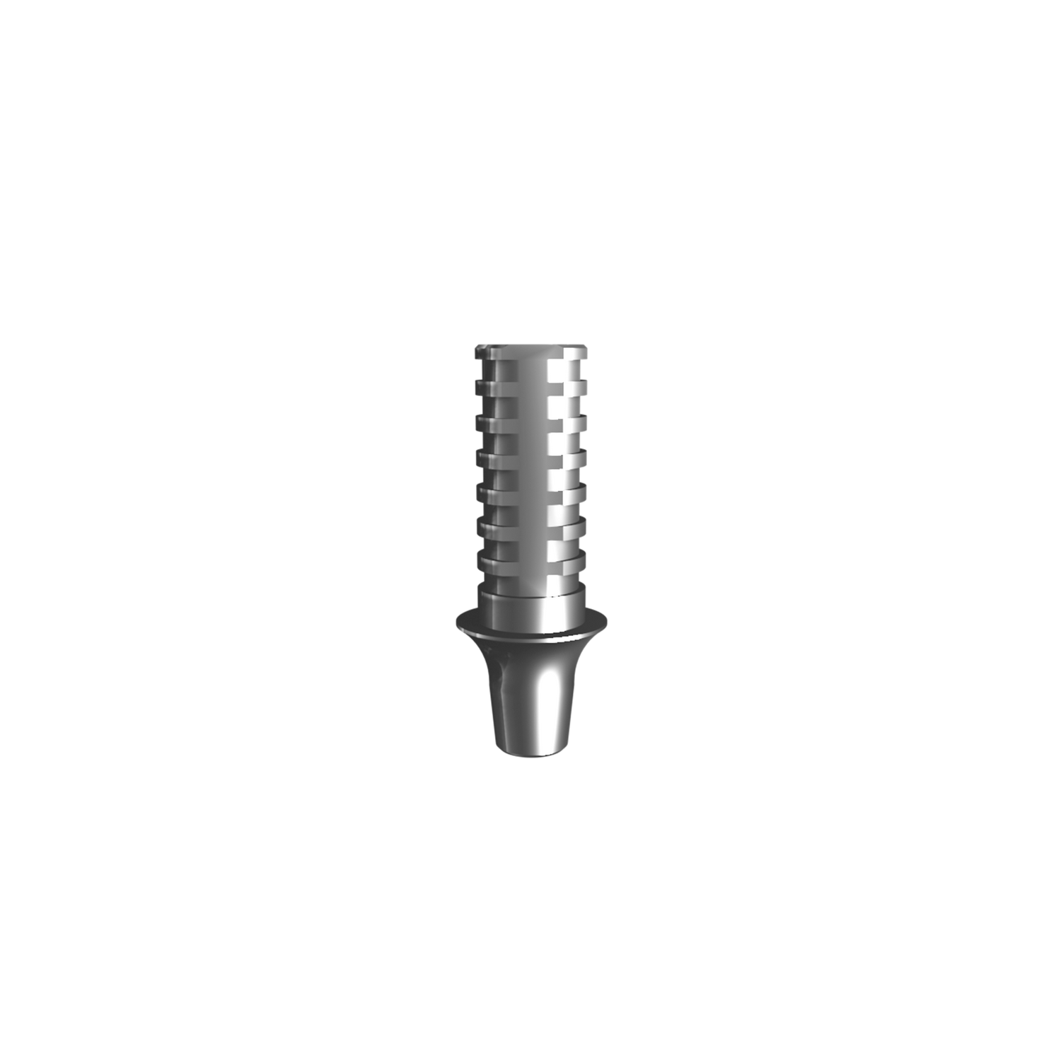 Temporary abutment (H 2.2  mm) for bridge. Complete with 2 screws + screw-extractor.