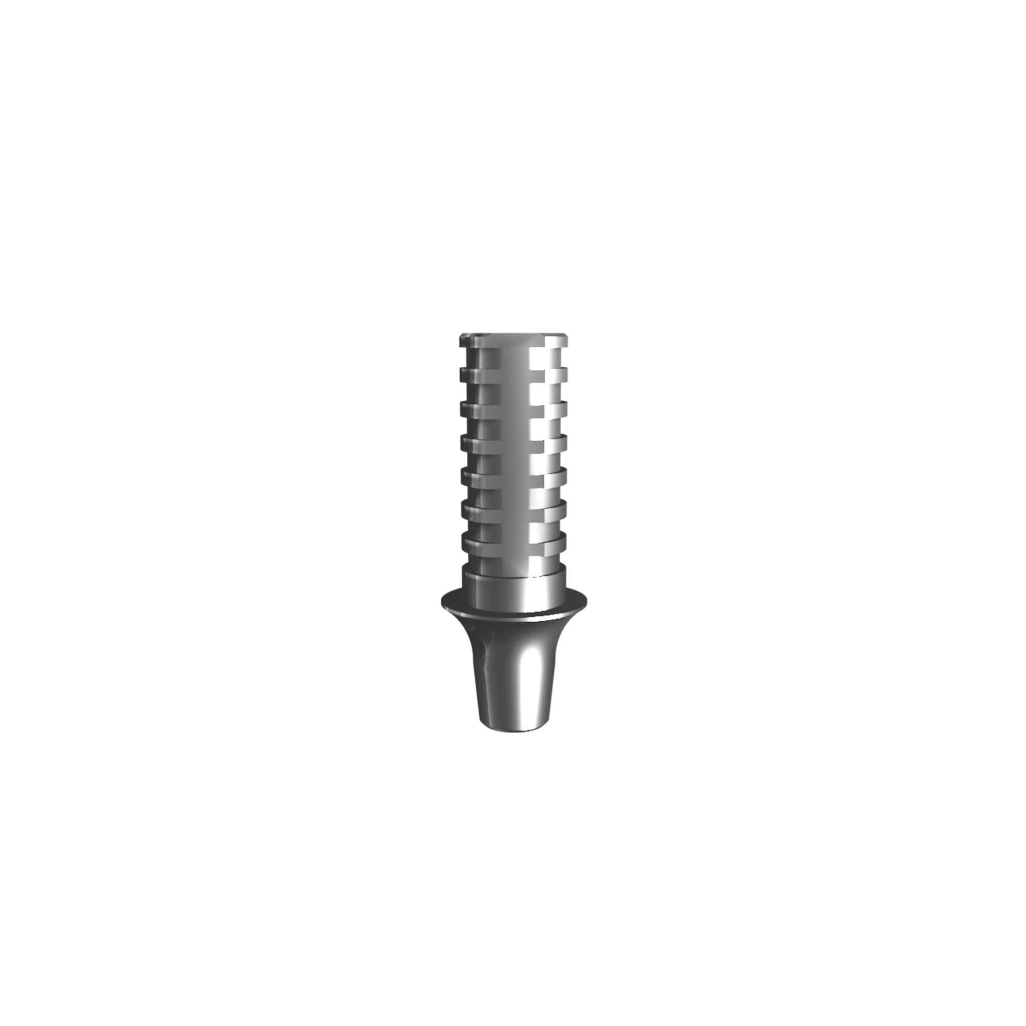 Temporary abutment (H 2.2  mm) for bridge. Complete with 2 screws + screw-extractor.