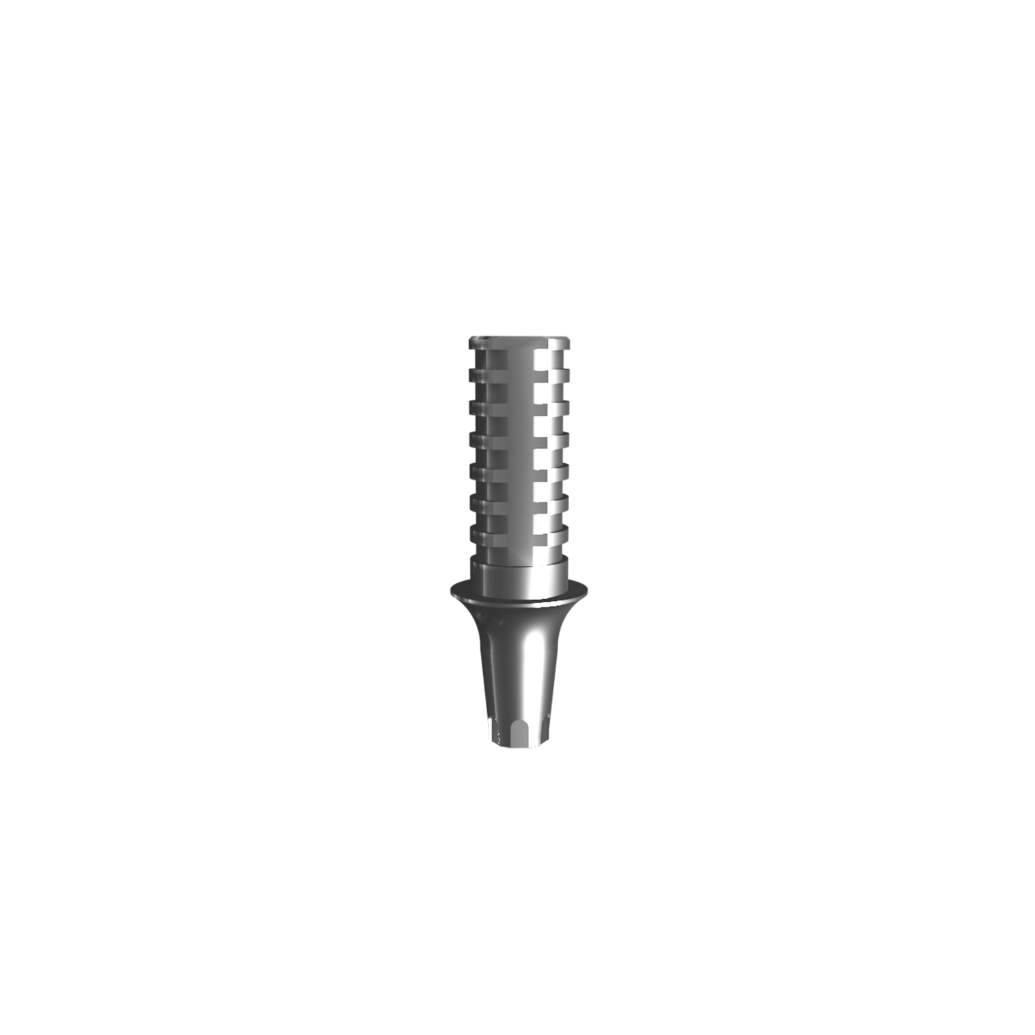 Temporary abutment (H 2.2 mm) for single. Complete with 2 screws + screw-extractor.