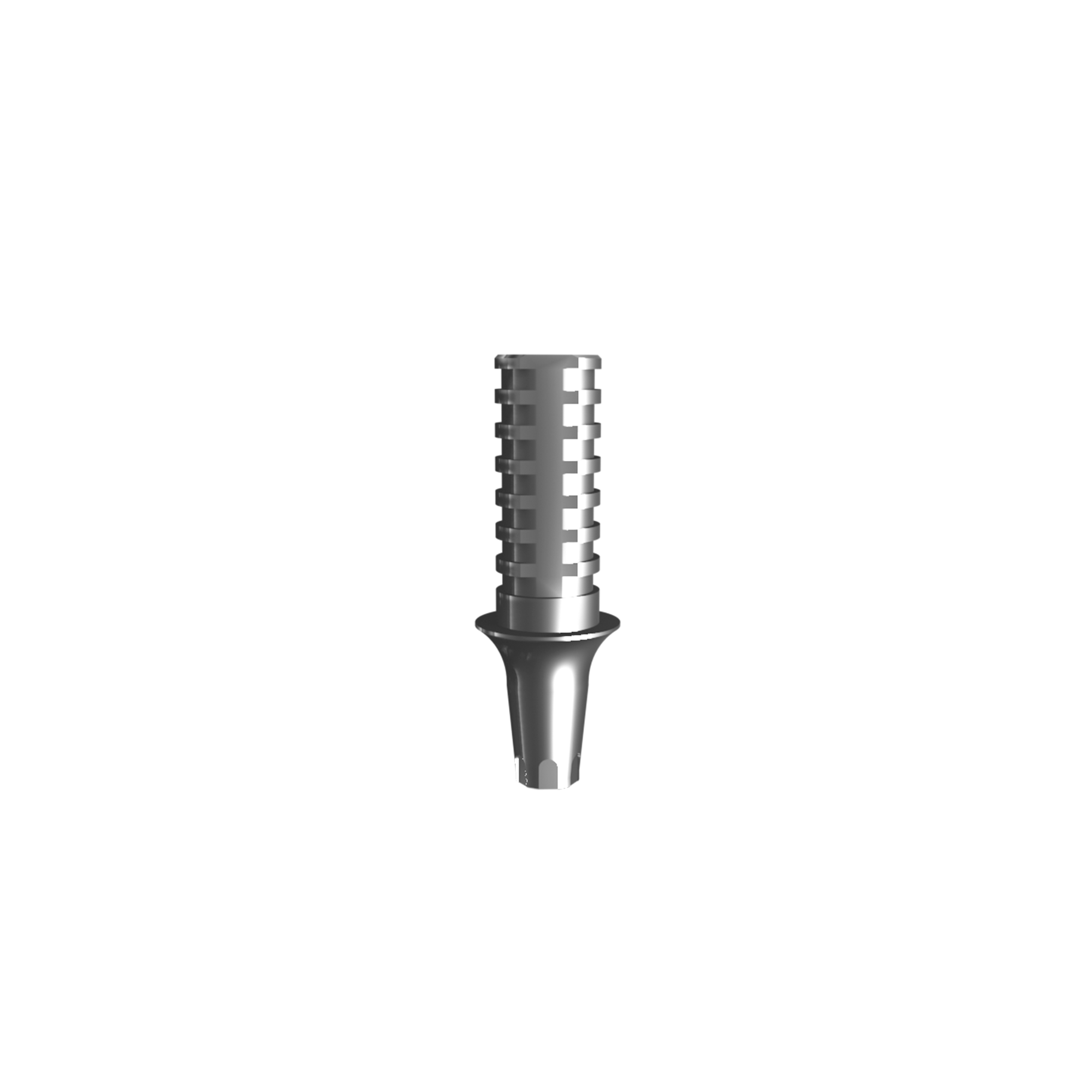 Temporary abutment (H 2.2 mm) for single. Complete with 2 screws + screw-extractor.