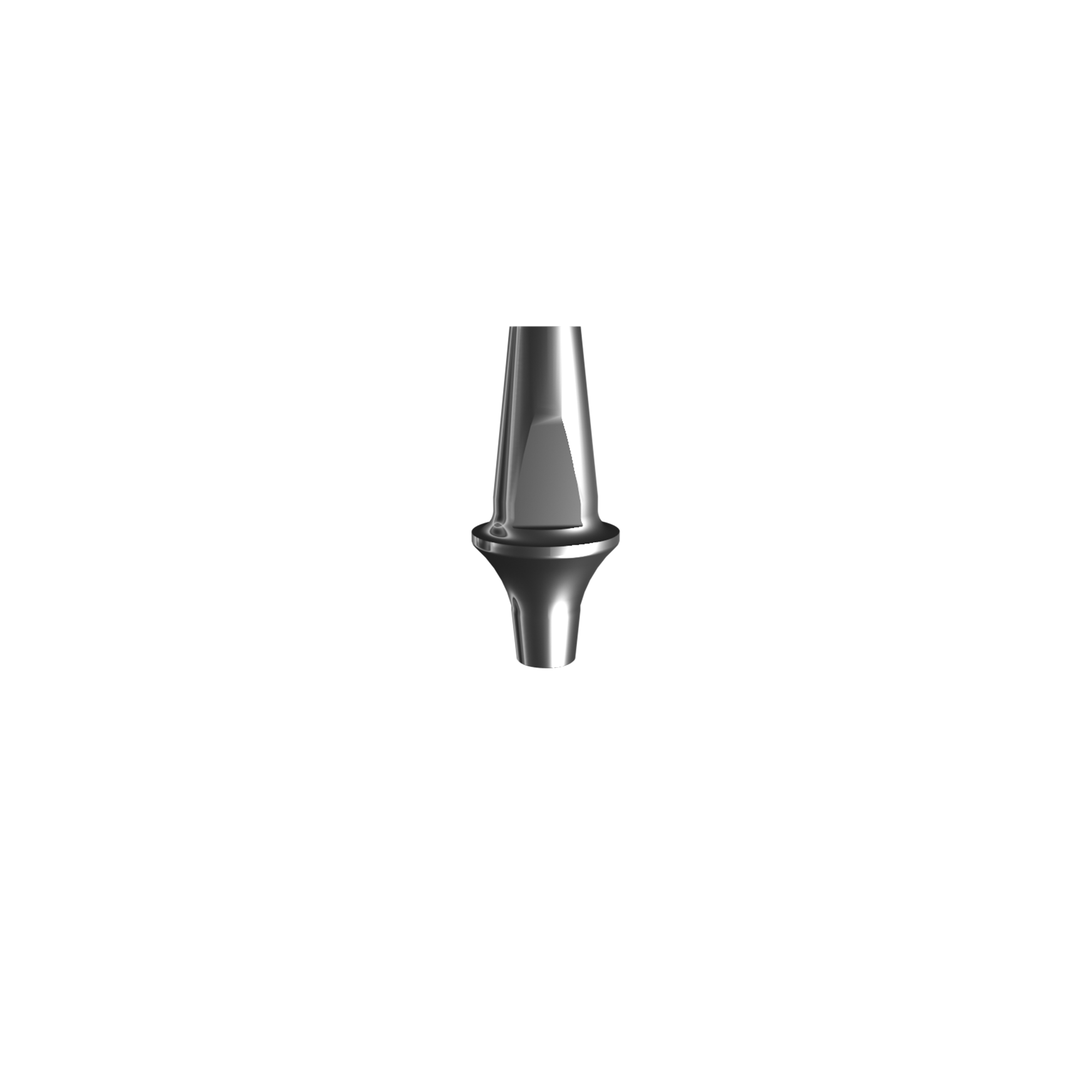 Titanium straight abutment, (H 3.0 mm) С/4. Complete with 2 screws + screw-extractor.