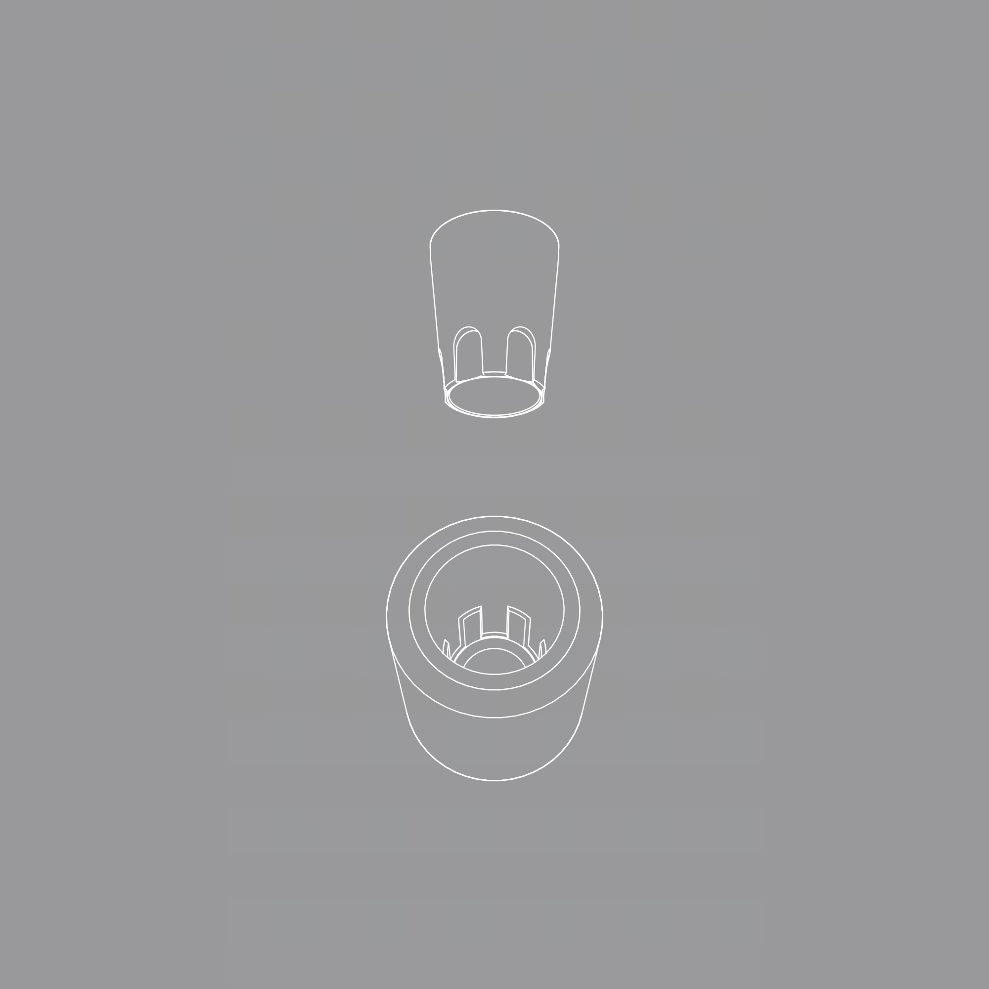 Titanium base, GeoMedi compatible (H 2.0 mm) for single. Complete with 2 screws + screw-extractor.