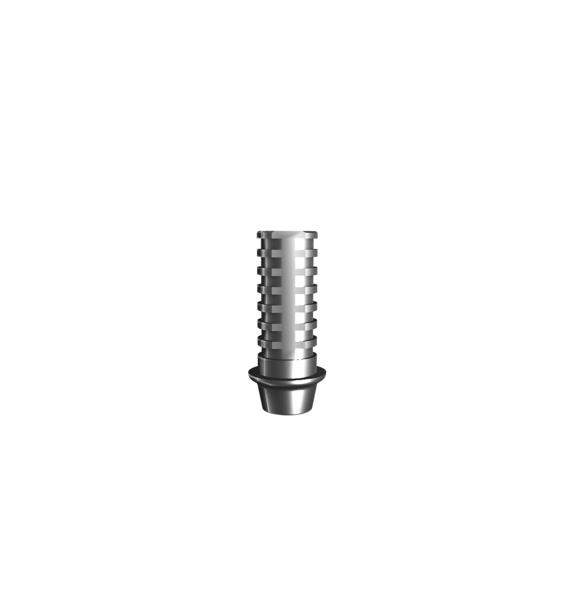 Temporary abutment (H 1.0 mm) for bridge.
