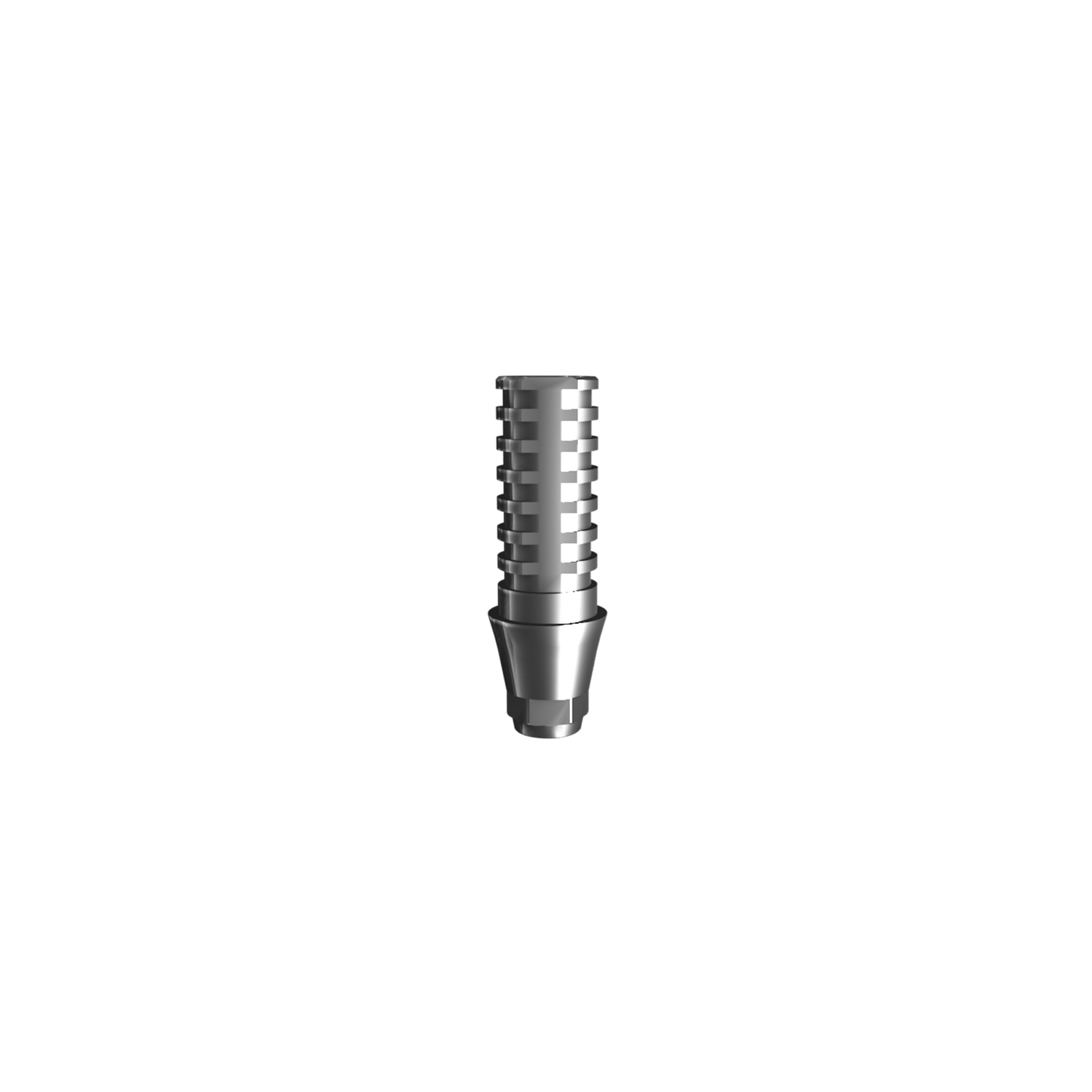 Temporary abutment (H 1.5 mm) for single.