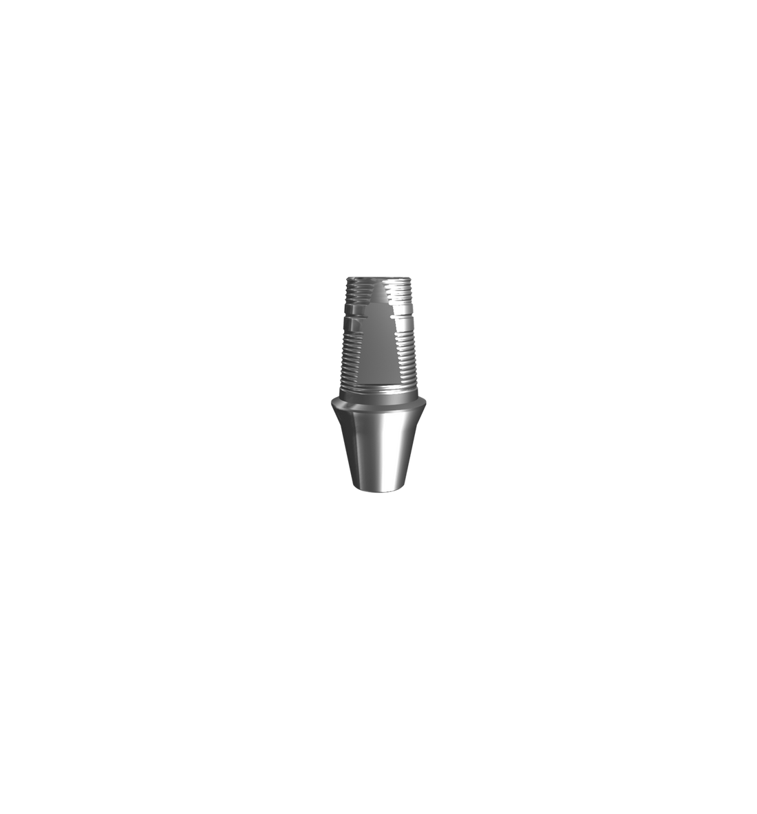 Titanium base, GeoMedi compatible (H 1.3 mm) for bridge.