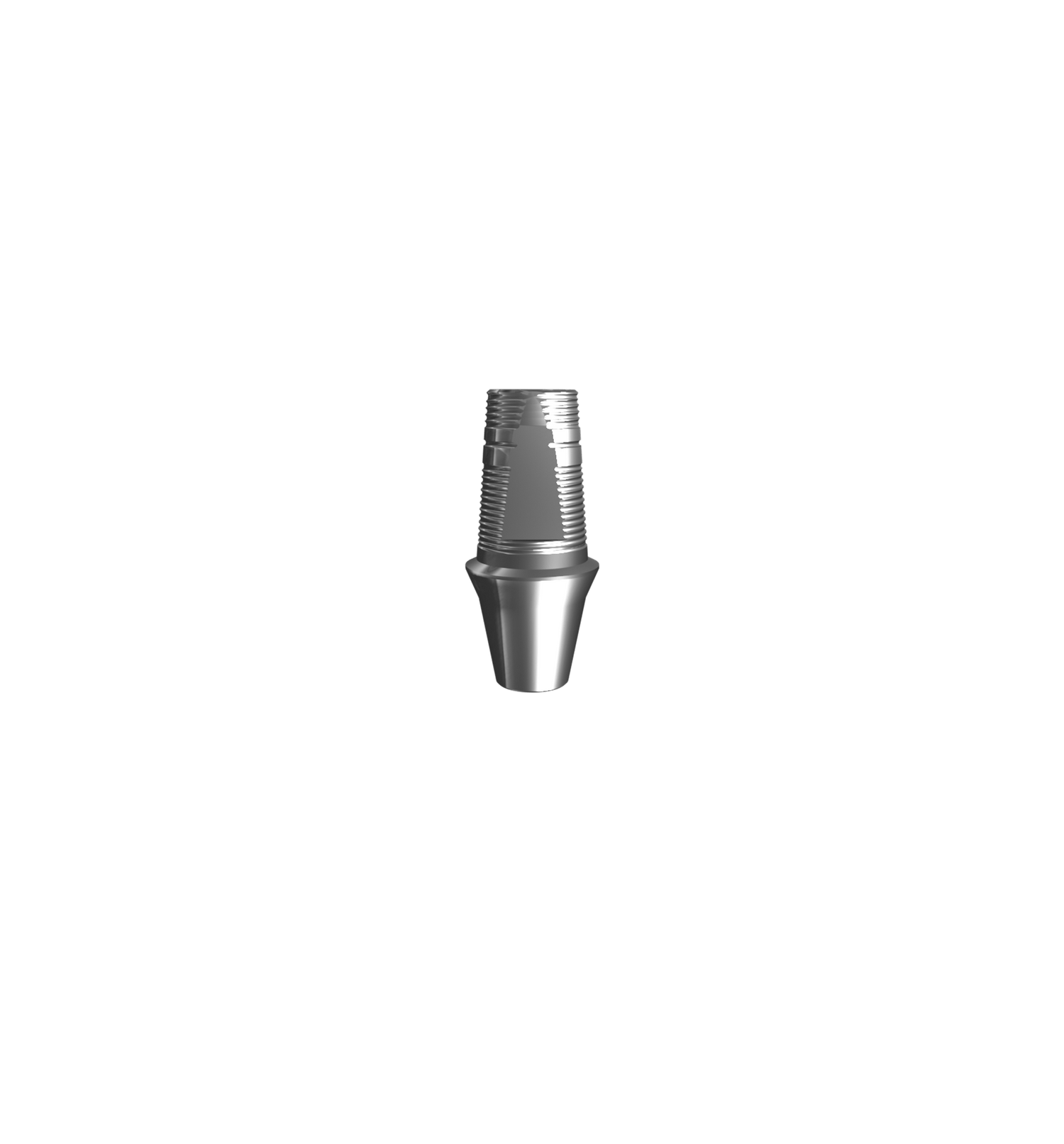 Titanium base, GeoMedi compatible (H 1.3 mm) for bridge.