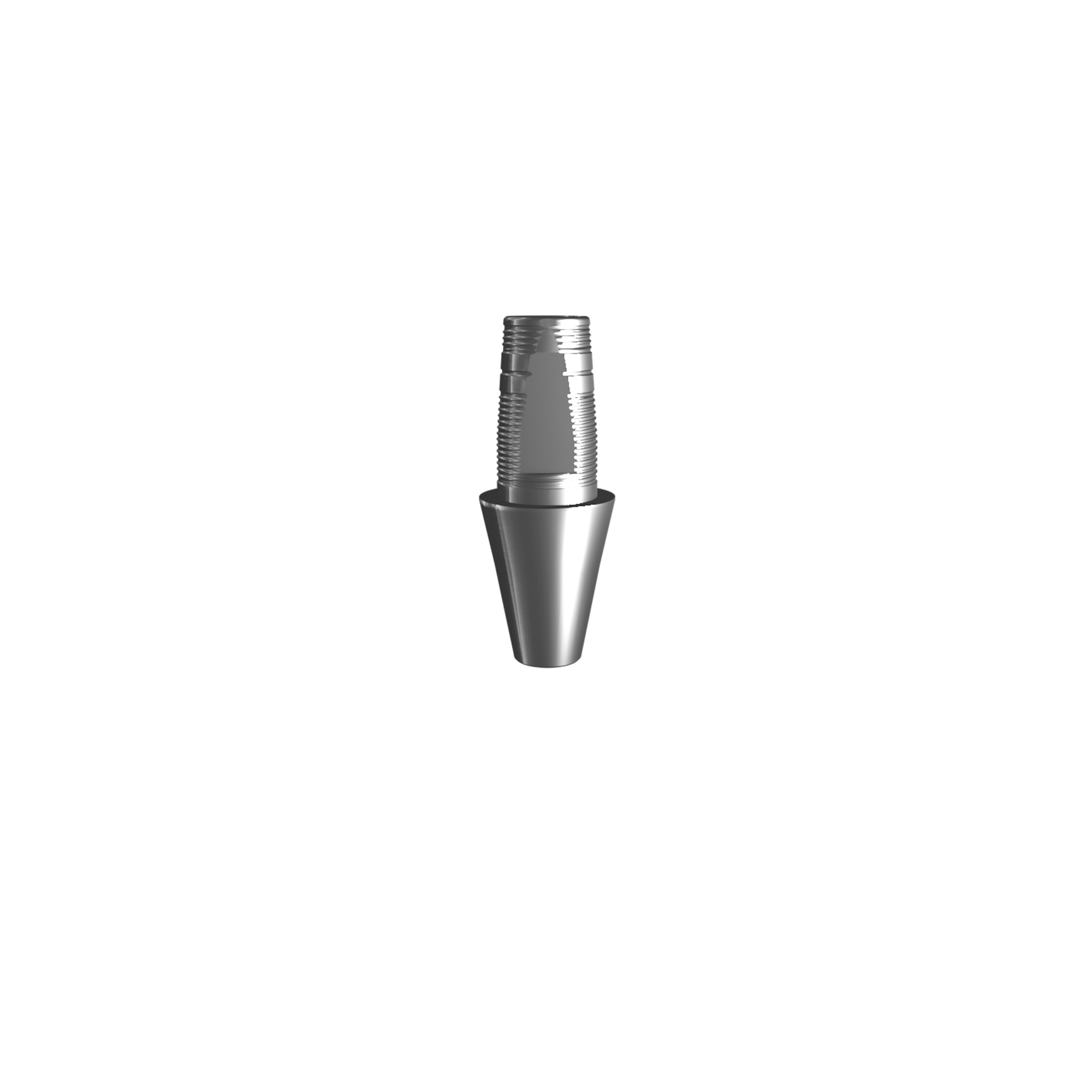 Titanium base, GeoMedi compatible (H 3.0 mm) for bridge.