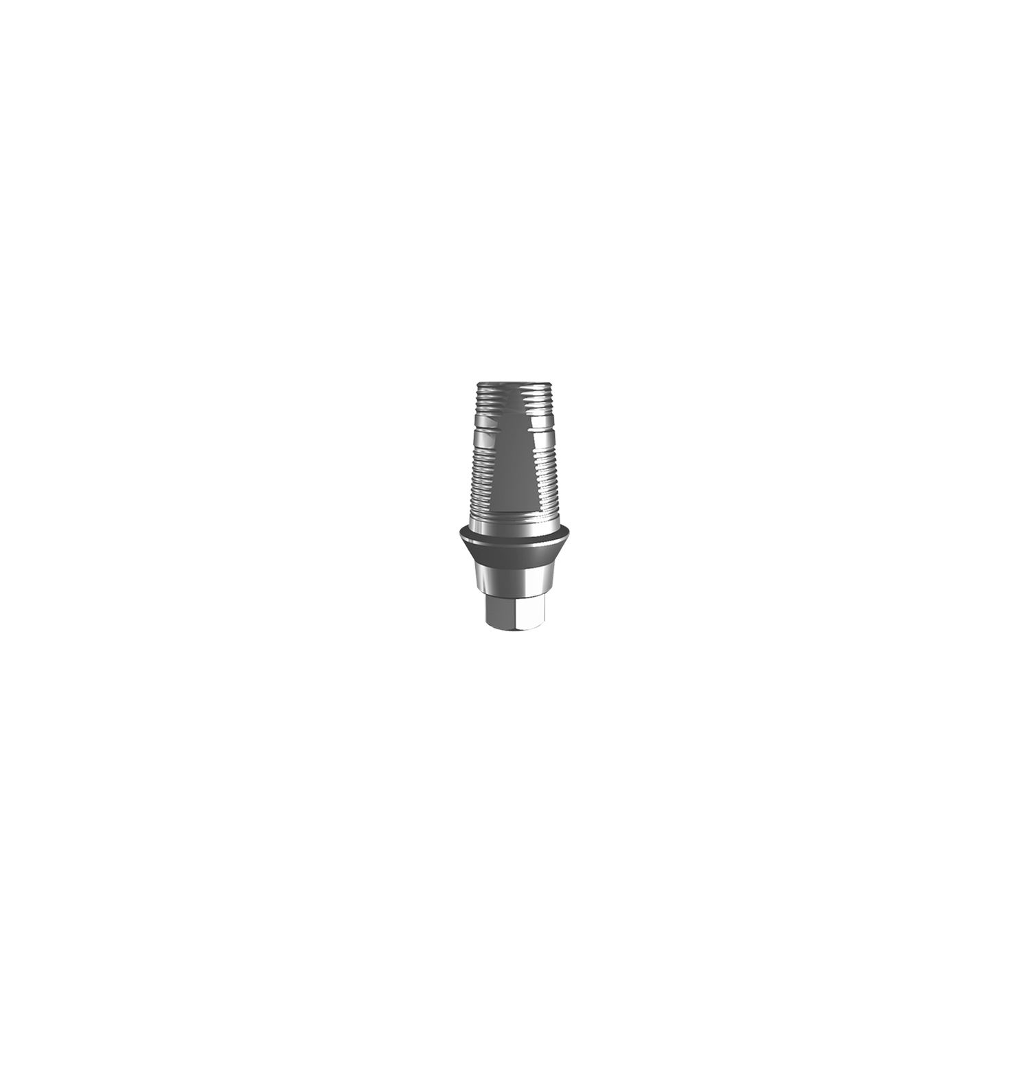 Titanium base, GeoMedi compatible (H 1.3 mm) for single.