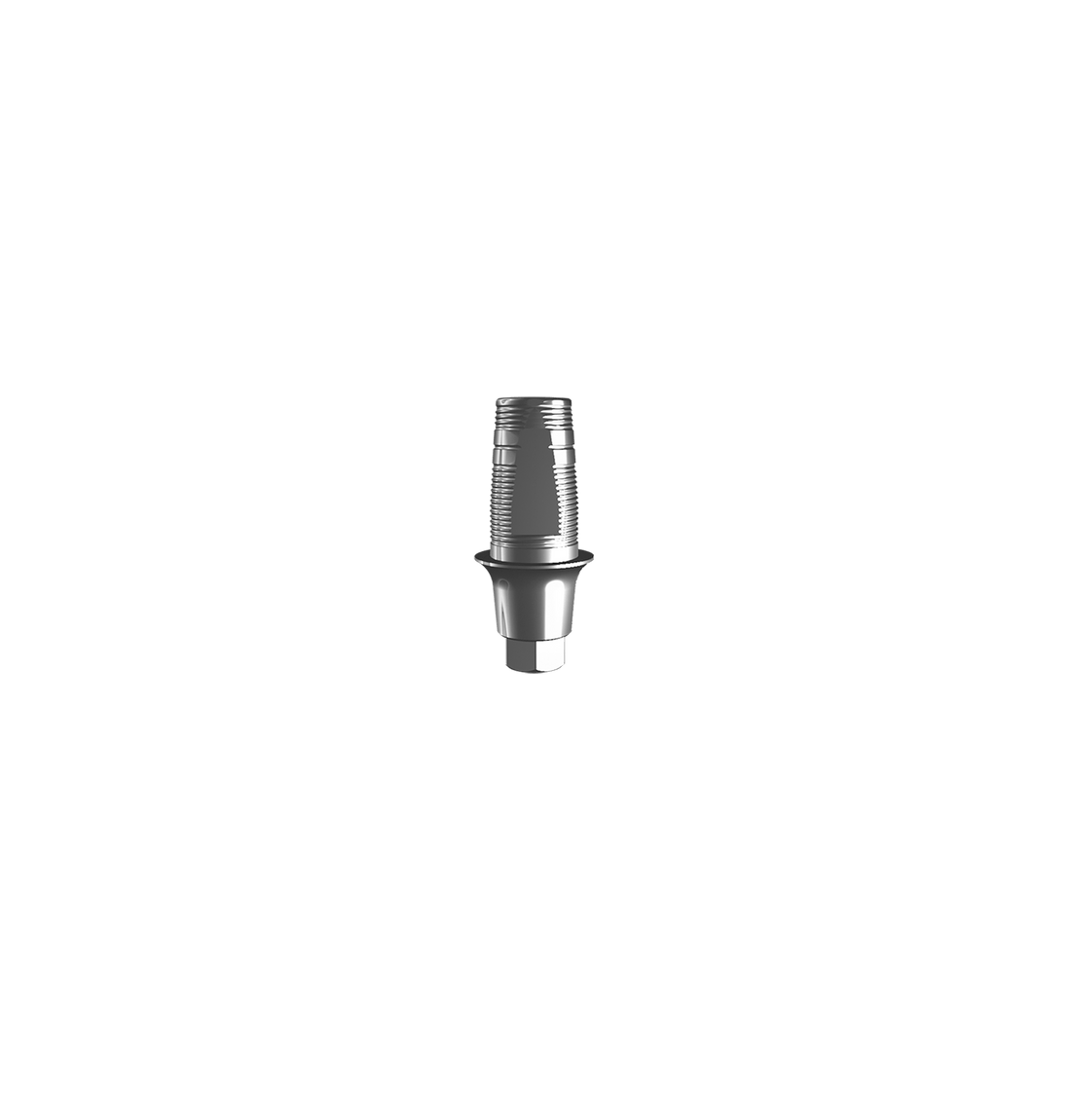Titanium base, GeoMedi compatible (H 2.0 mm) for single.