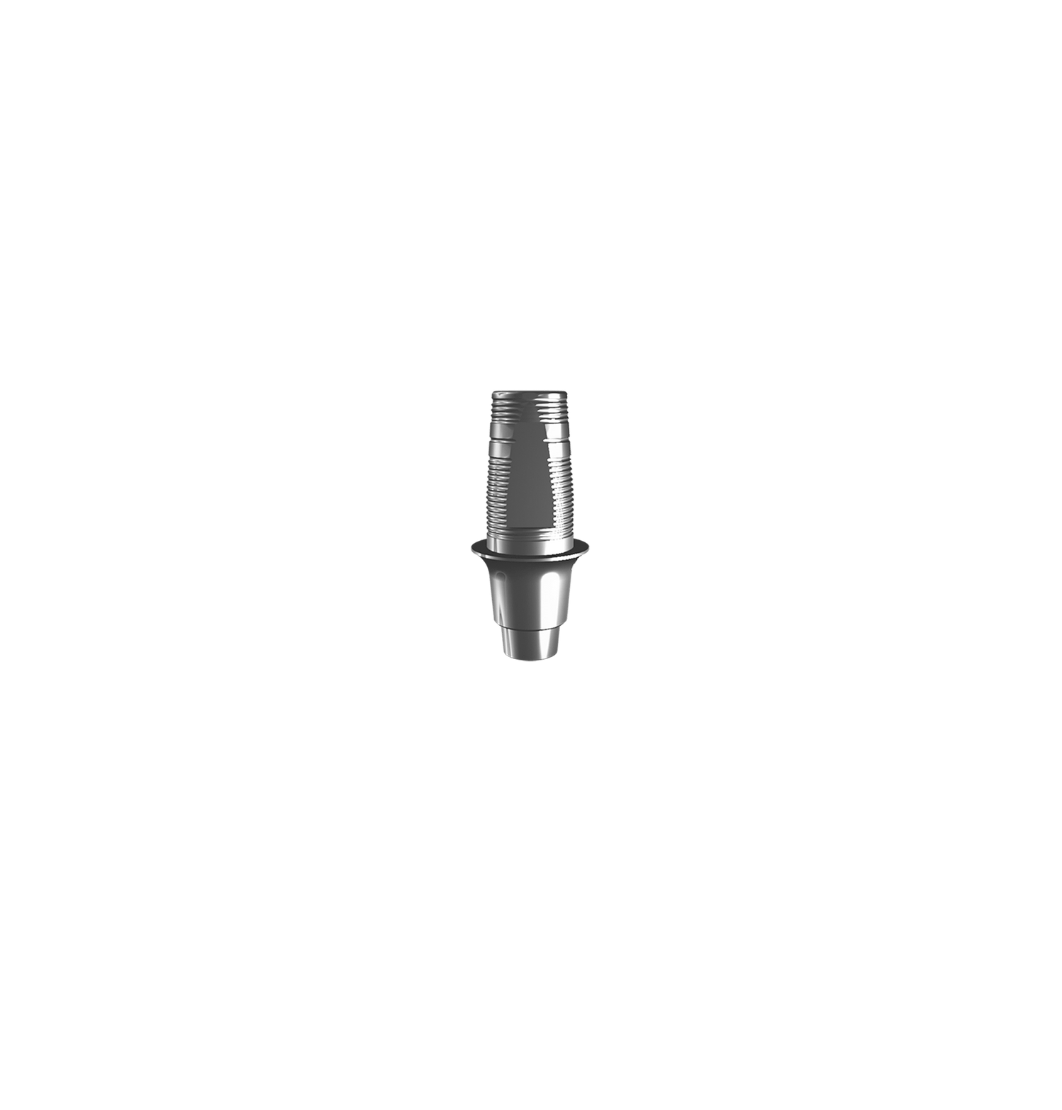 Titanium base, GeoMedi compatible (H 2.0 mm) for bridge.