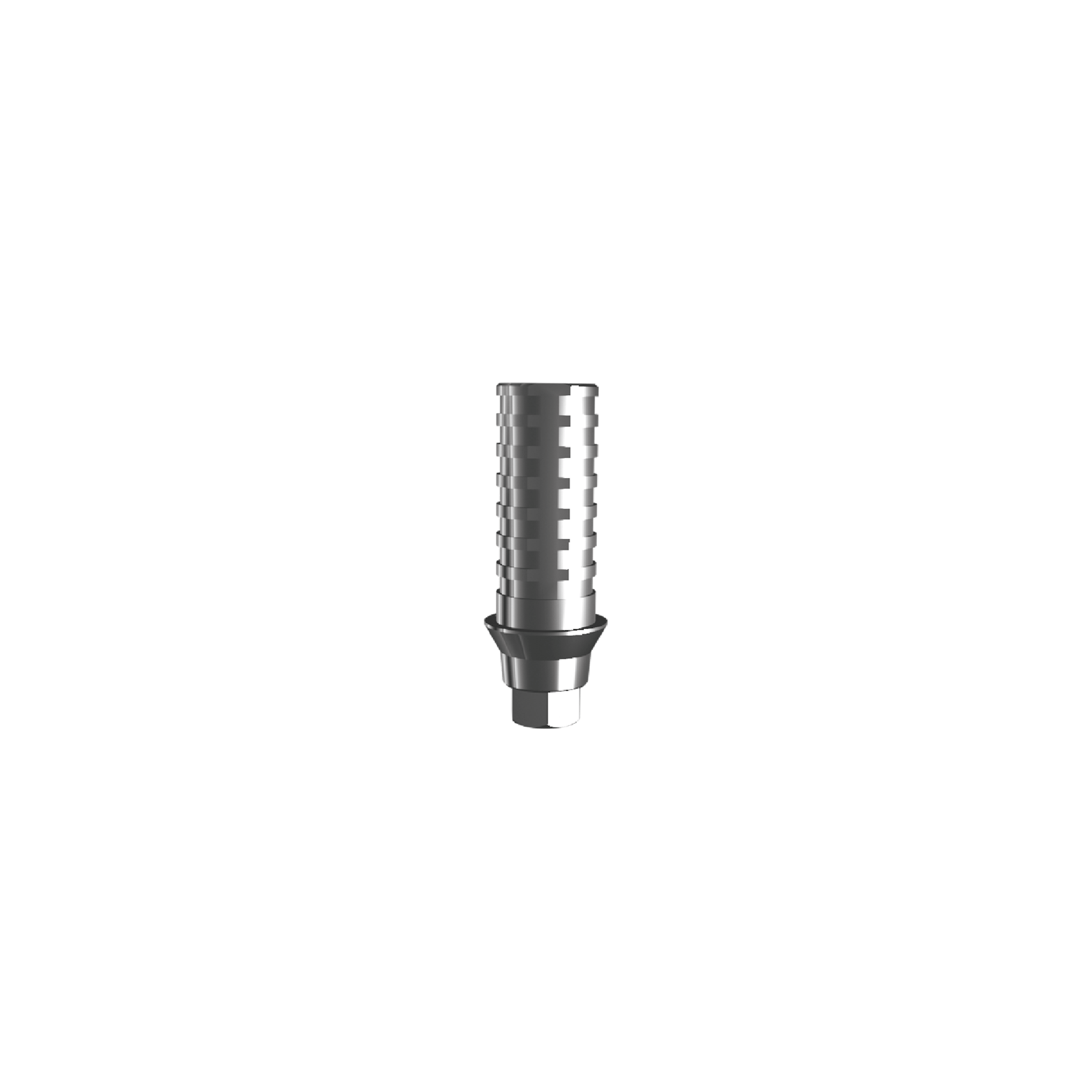 Temporary abutment (H 1.2 mm) for single.