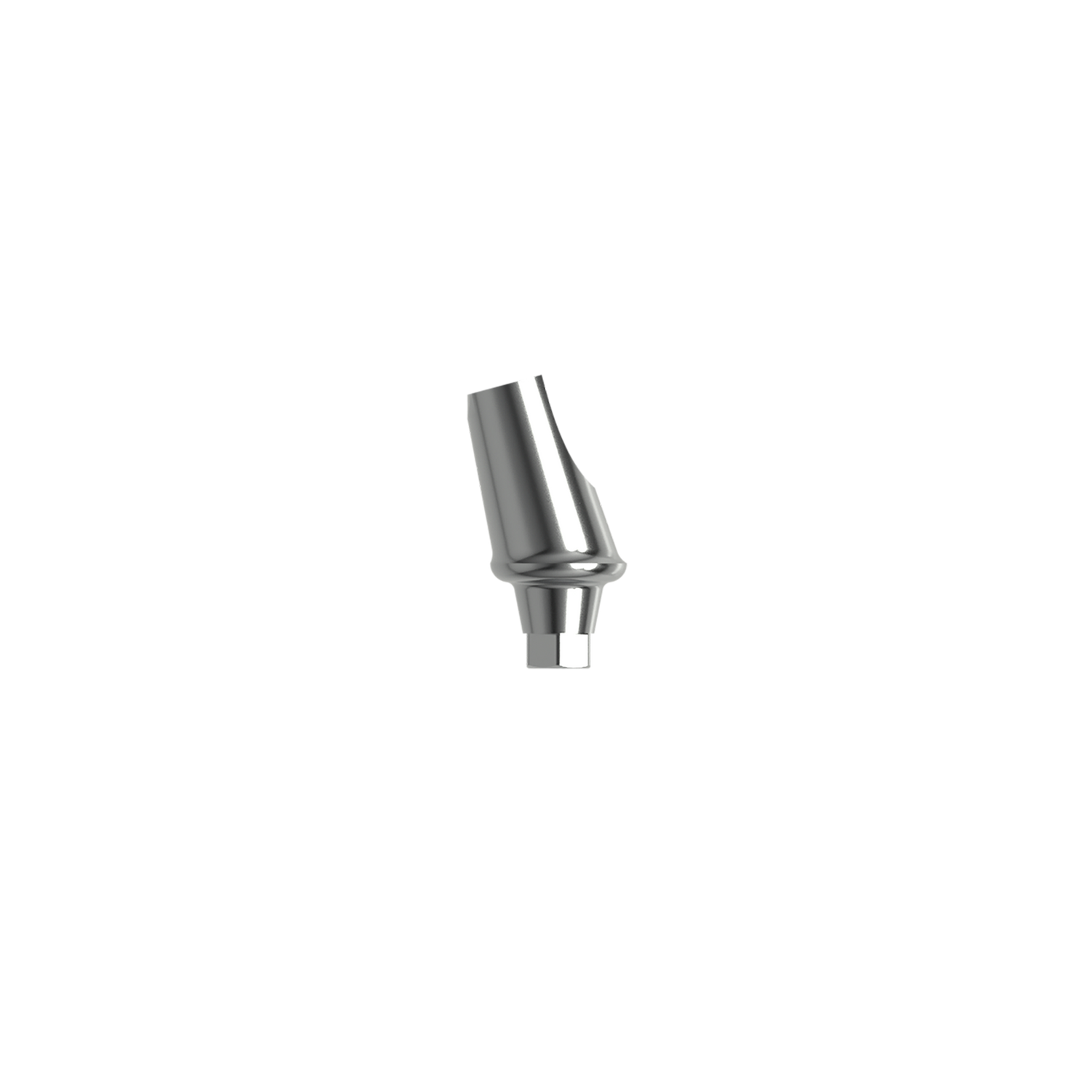 Titanium angled abutment 15°, ⌀ 3,5/4,0 (H 1.0 mm).