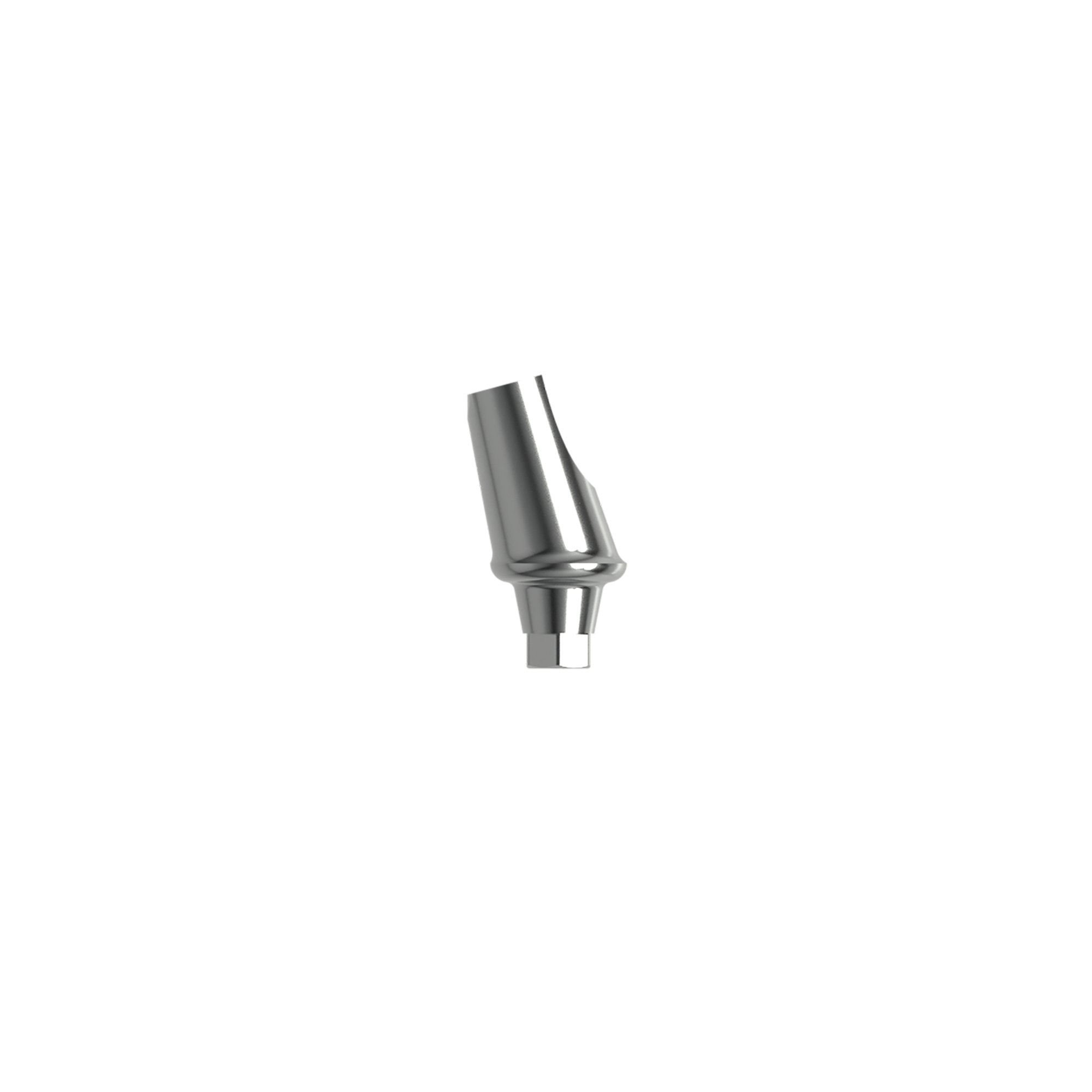 Titanium angled abutment 15°, ⌀ 3,5/4,0 (H 1.0 mm).