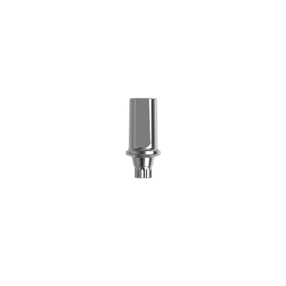 Titanium straight abutment ⌀ 3,0 (H 1,0 mm). Complete with 2 screws
