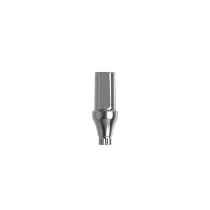 Titanium straight abutment ⌀ 3,0 (H 3,0 mm). Complete with 2 screws