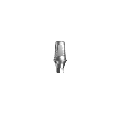 Titanium base, GeoMedi compatible, ⌀ 3,5/4,0 (H 1,3 mm) for single.