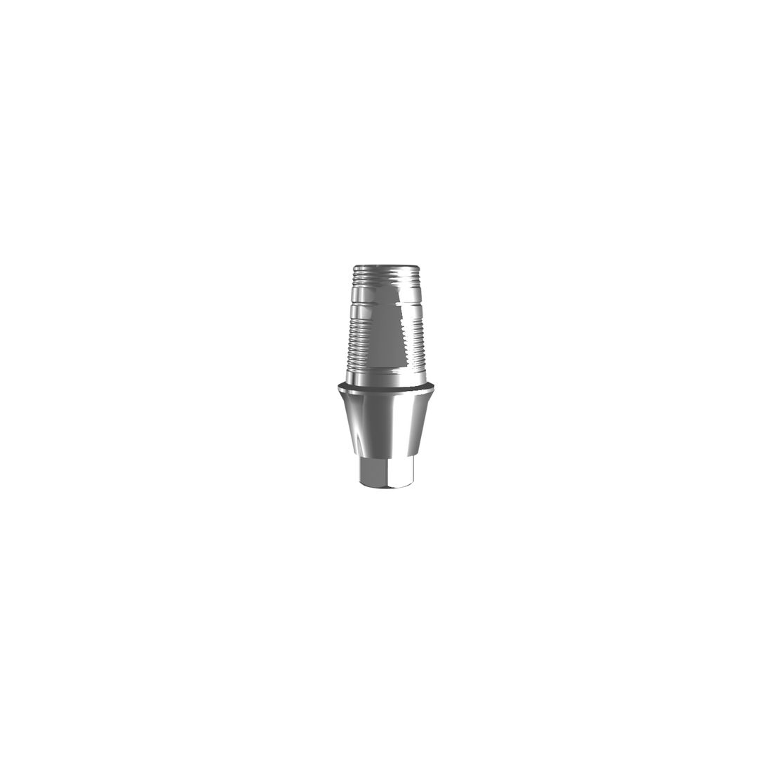 Titanium base, GeoMedi compatible, ⌀ 4,5/5,0 (H 1,3 mm) for single.