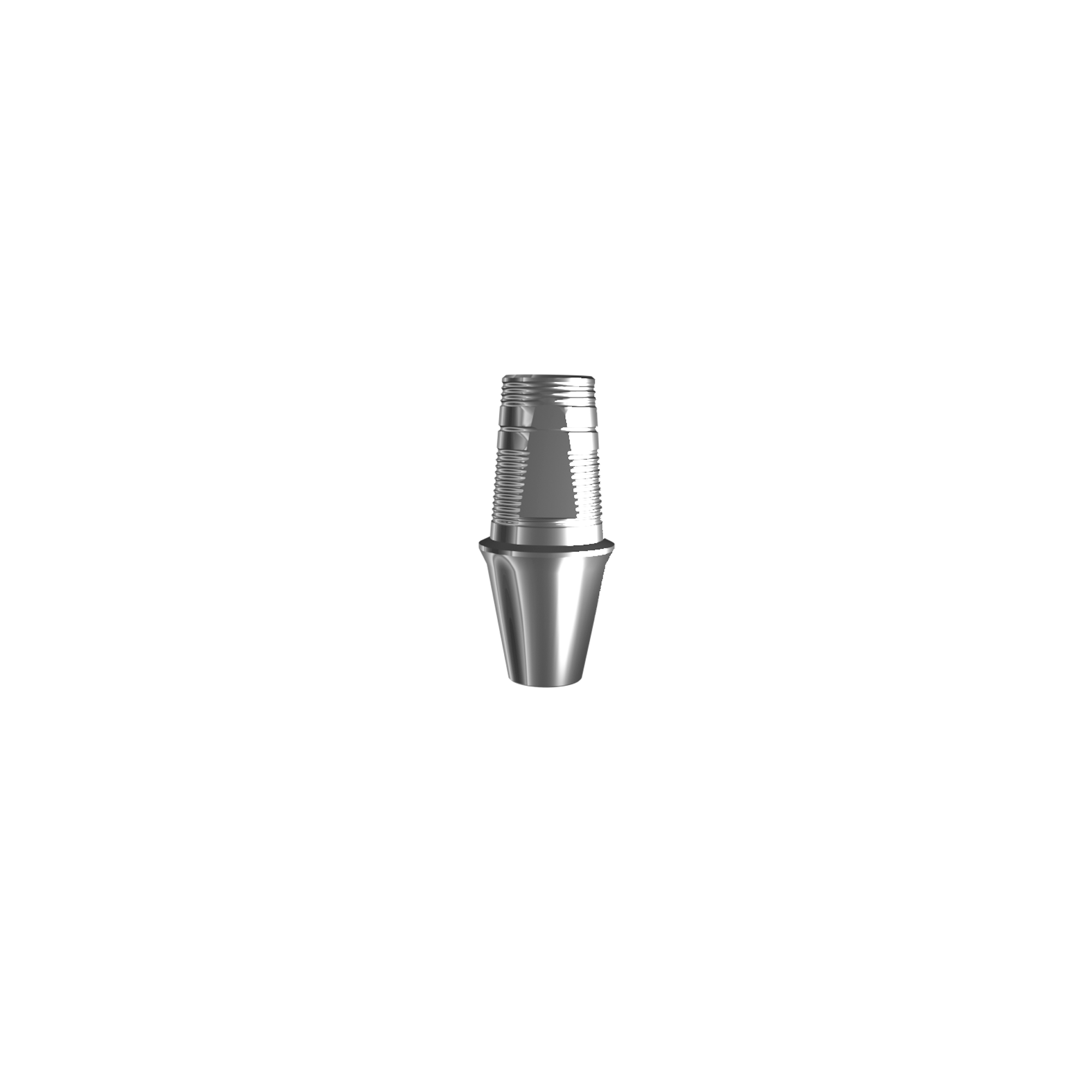 Titanium base, GeoMedi compatible, ⌀ 4,5/5,0 (H 1,3 mm) for bridge.