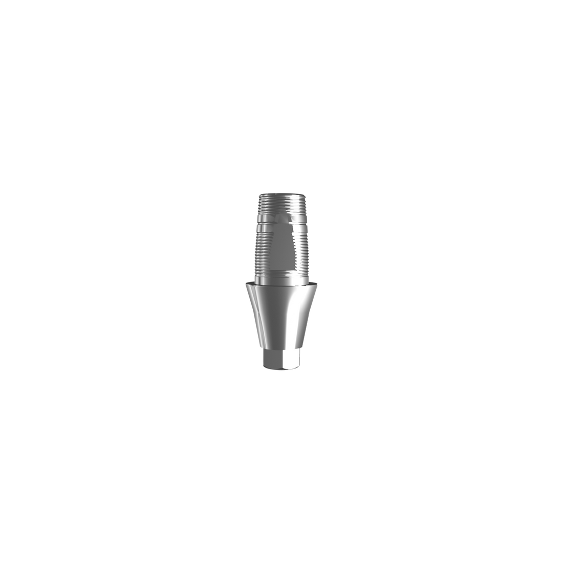 Titanium base, GeoMedi compatible, ⌀ 4,5/5,0 (H 2,0 mm) for single.