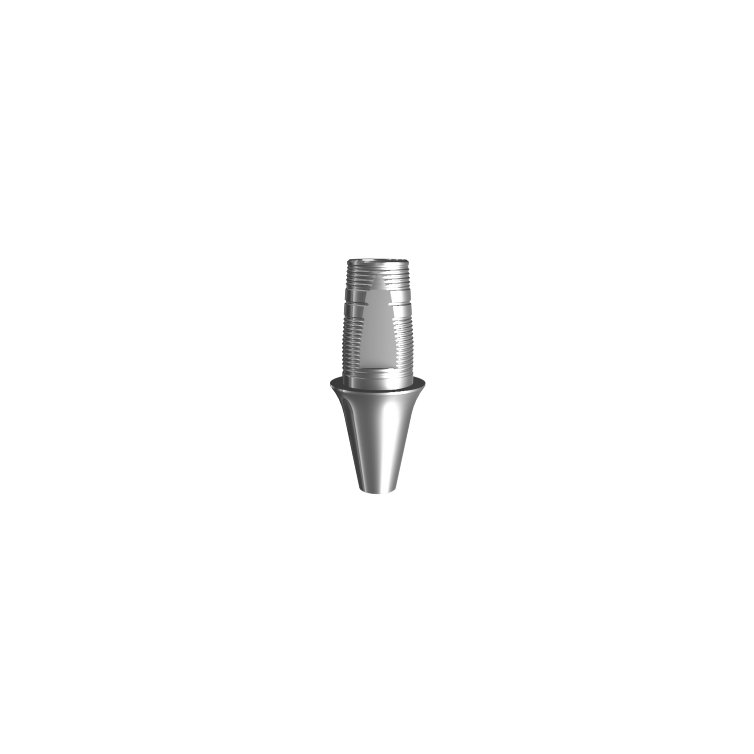 Titanium base, GeoMedi compatible, ⌀ 3,5/4,0 (H 3,0 mm) for bridge.
